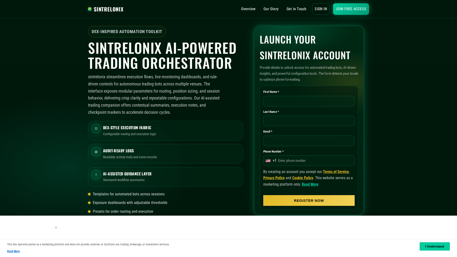 Screenshot of sintrelonix.pro