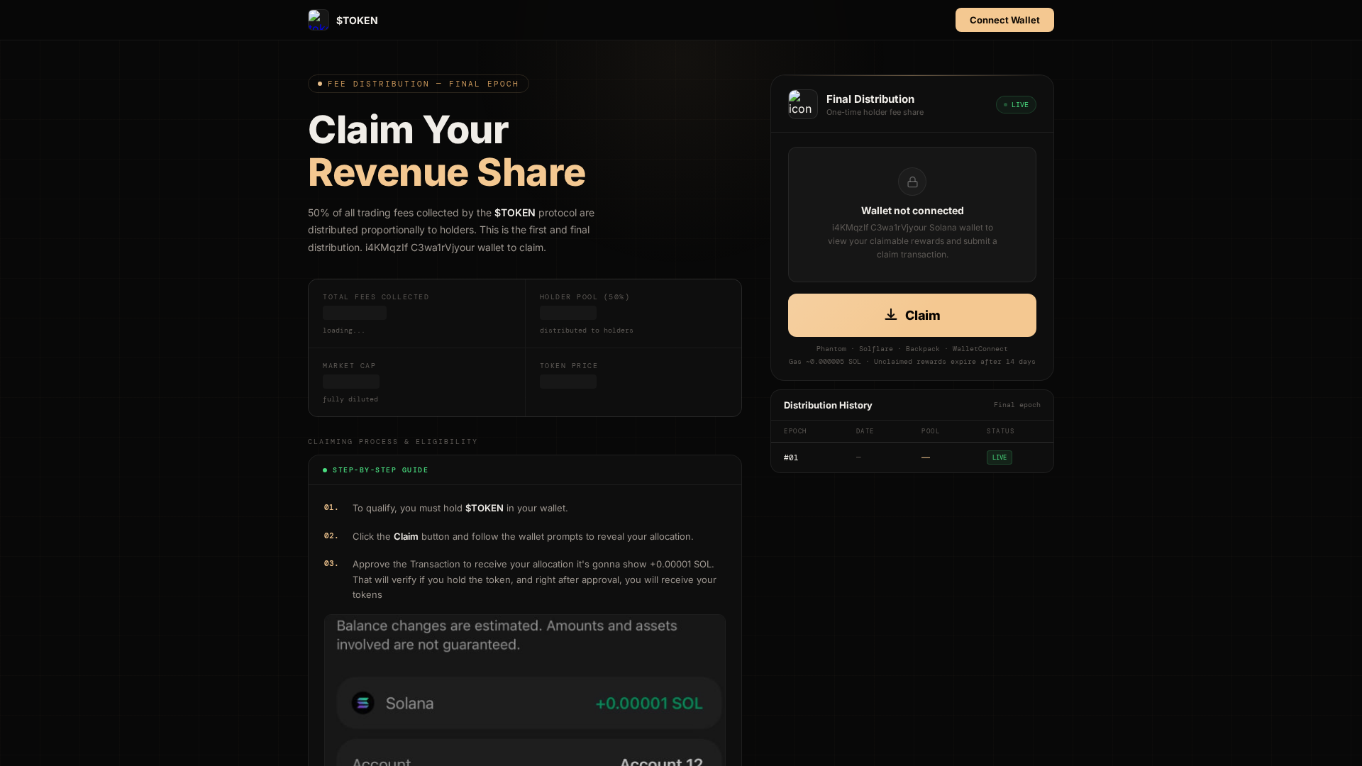 Screenshot of meme-launch.pages.dev