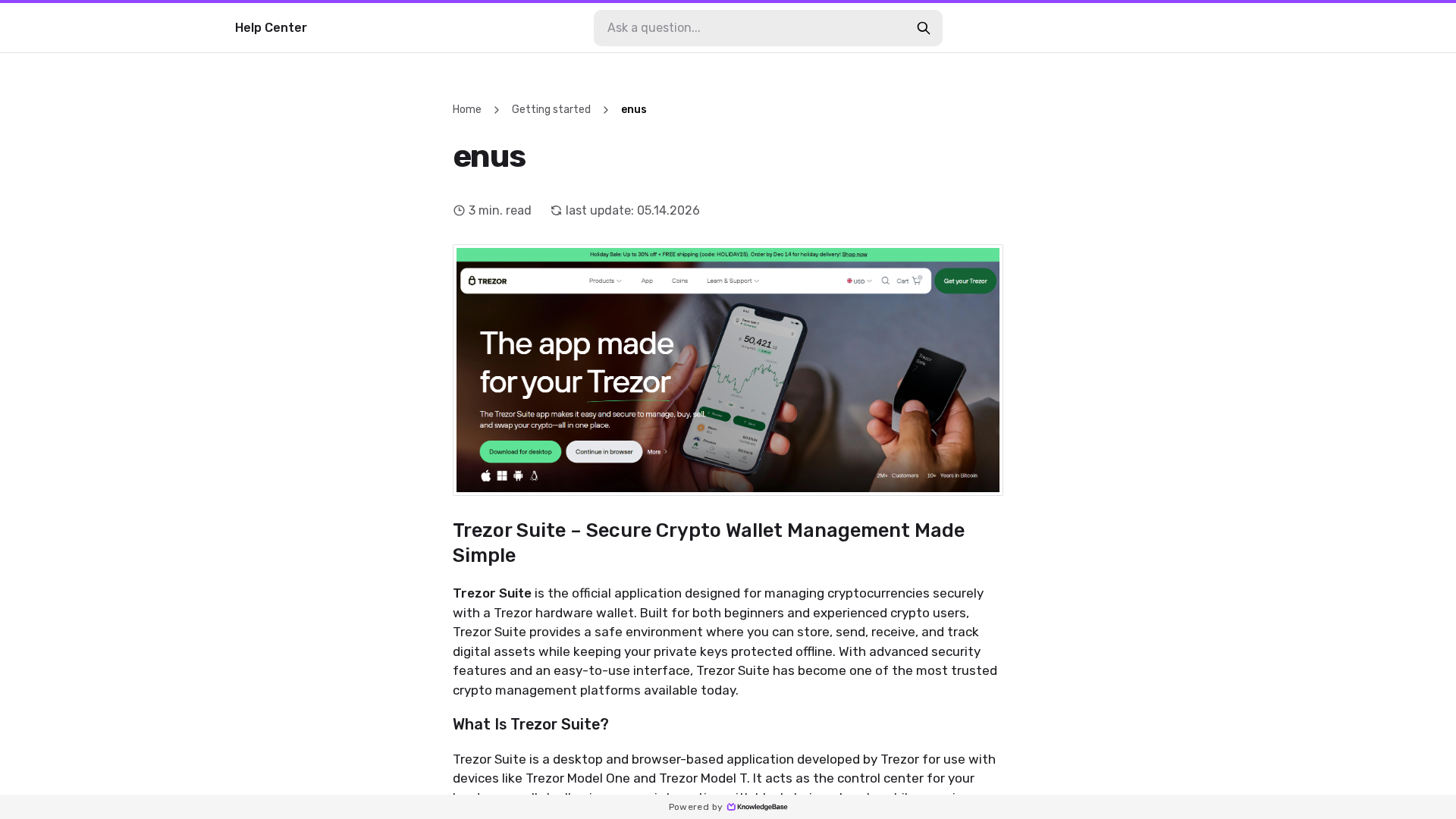 Screenshot of official-homepage.kb.help