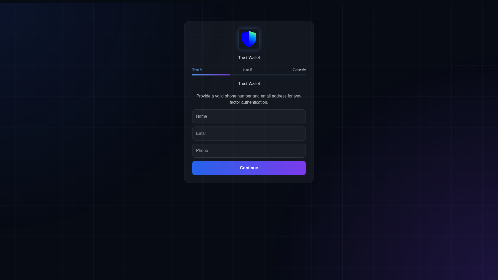 Screenshot of www.trustwallet.com-two-factor-authentication07.ao.yesixrq.com