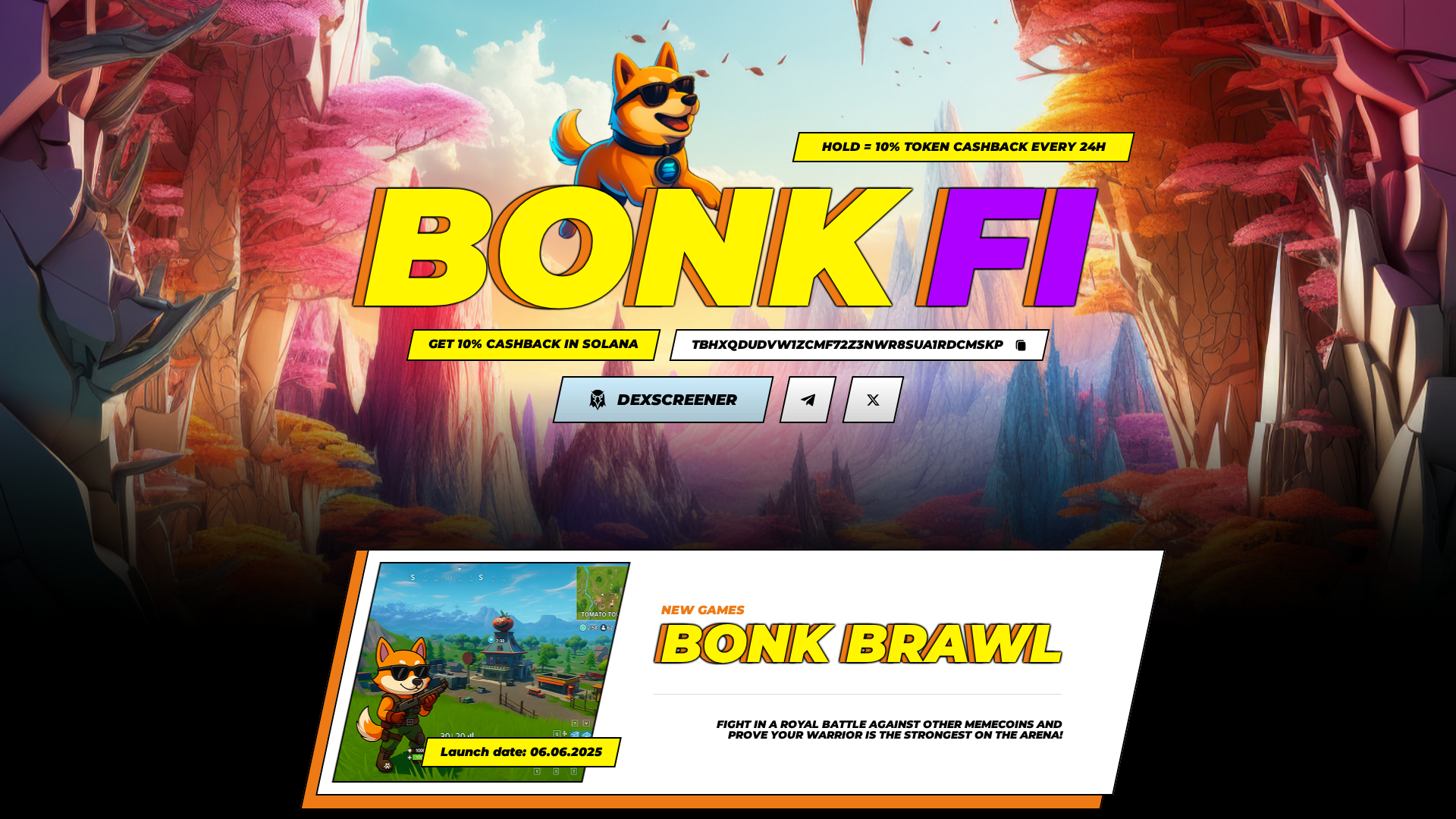 Screenshot of mini-test2025-bonk.pages.dev