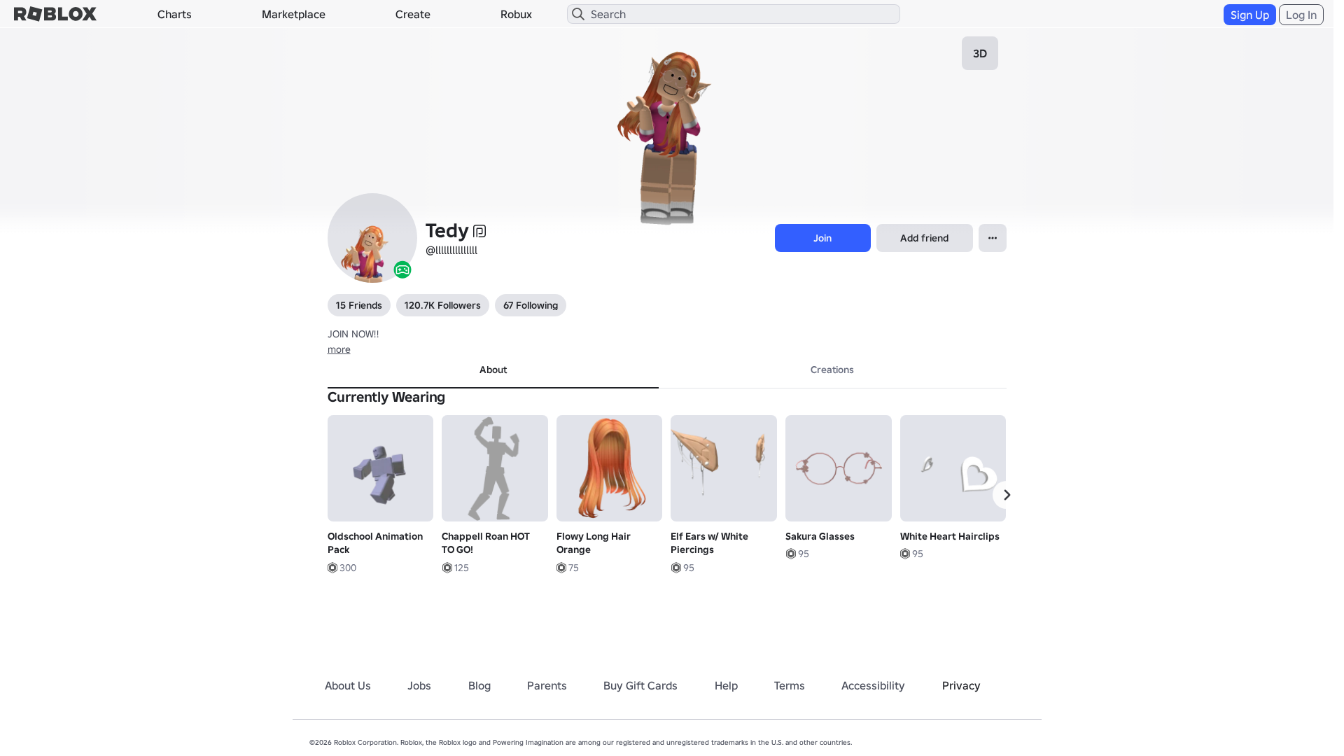Screenshot of roblox.com.ml