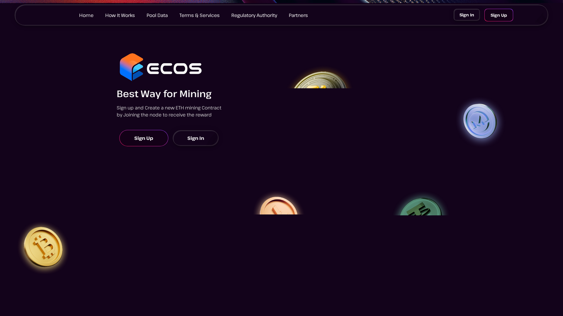Screenshot of ecoscloud.org
