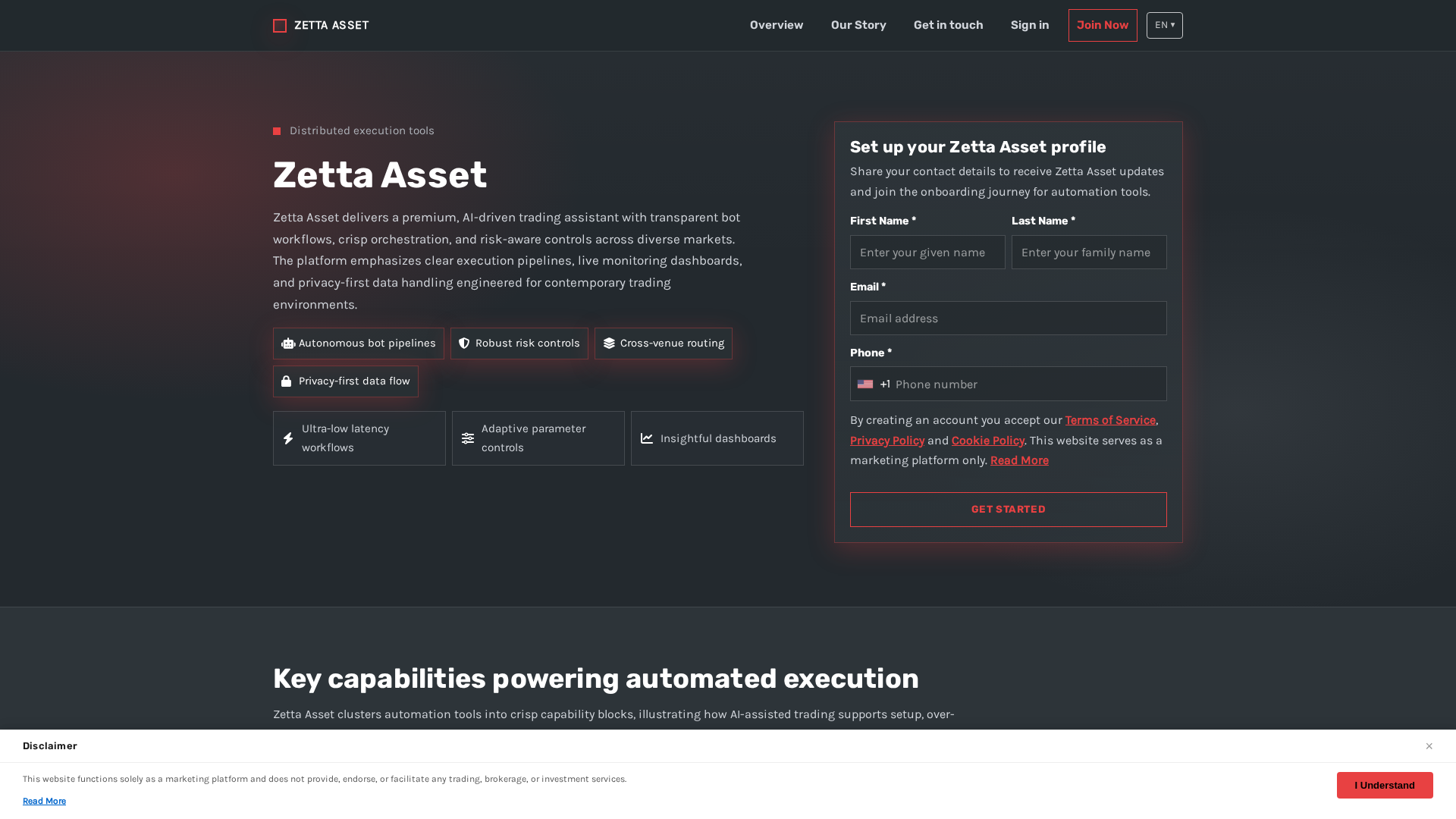 Screenshot of zettaasset.click