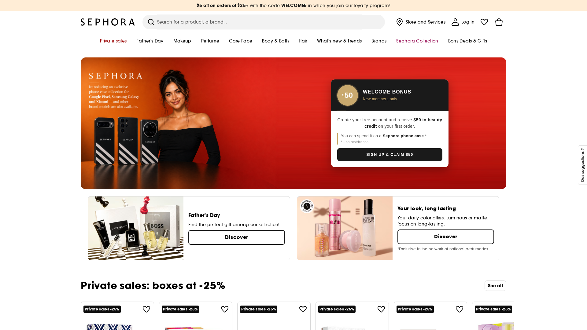 Screenshot of sephoras.org