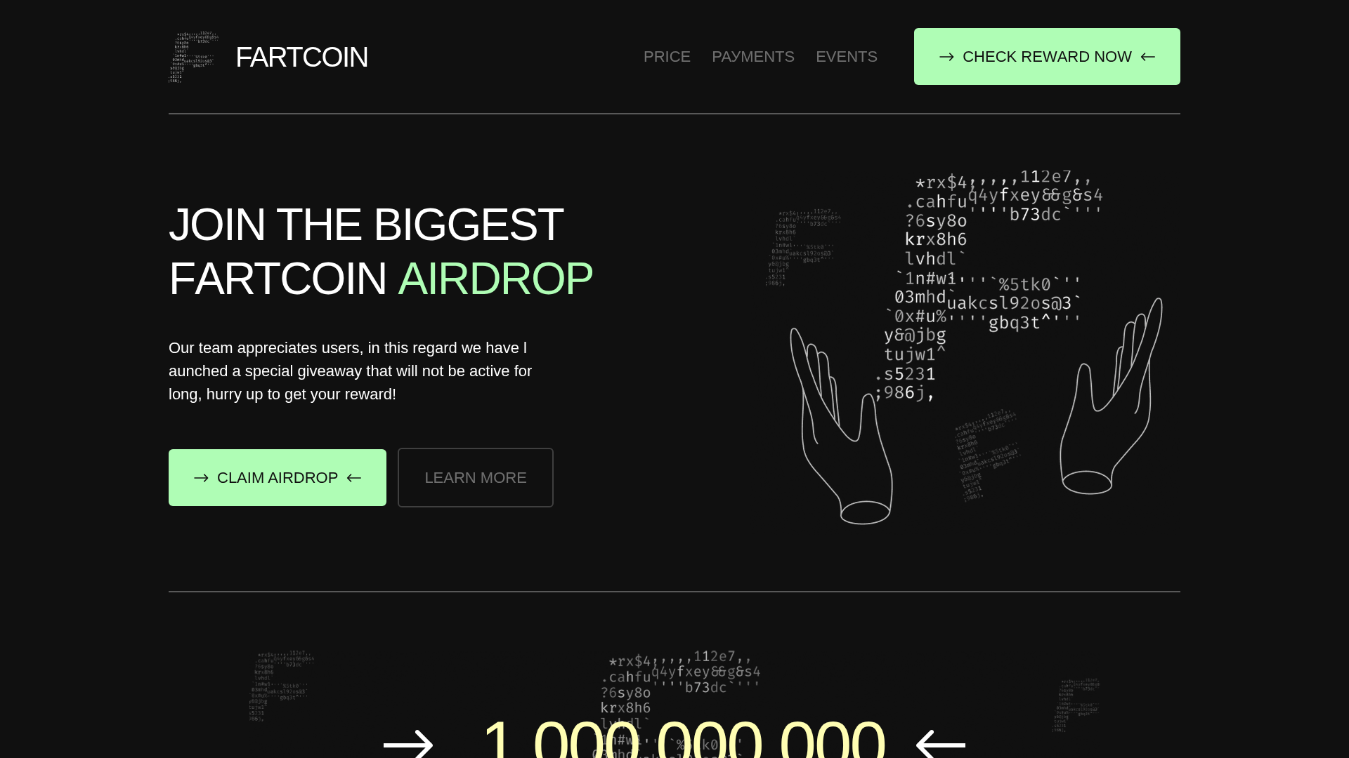 Screenshot of fartevent.com