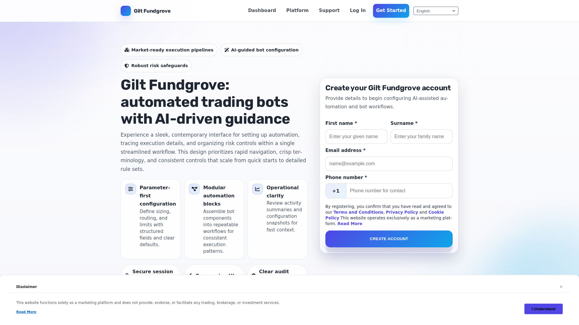 Screenshot of giltfundgrovepro.com