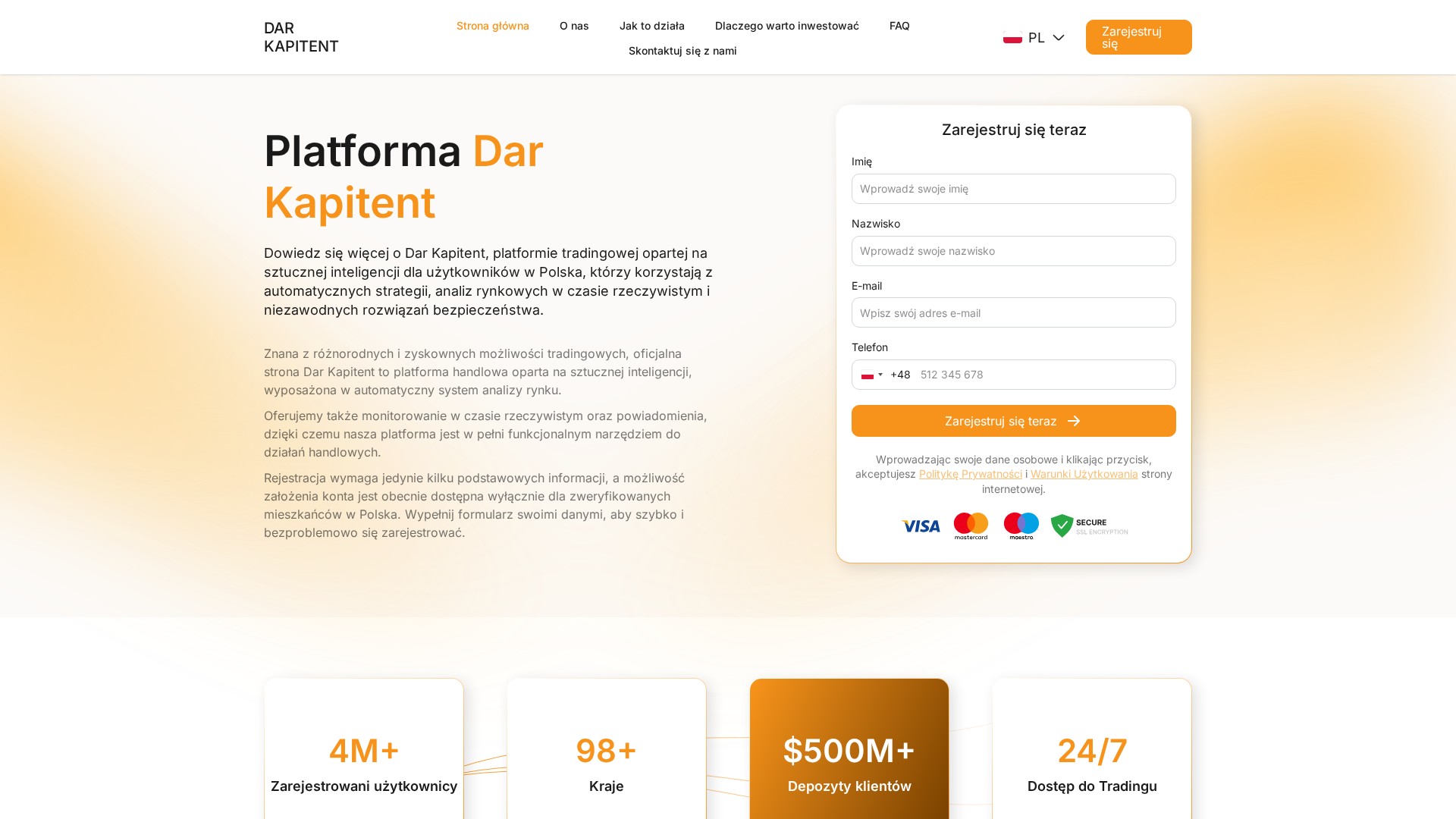 Screenshot of dar-kapitent.com