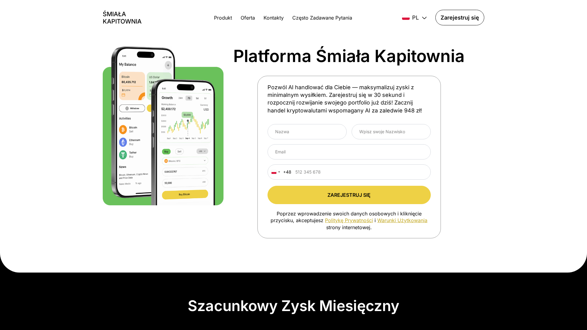 Screenshot of smiala-kapitownia.com