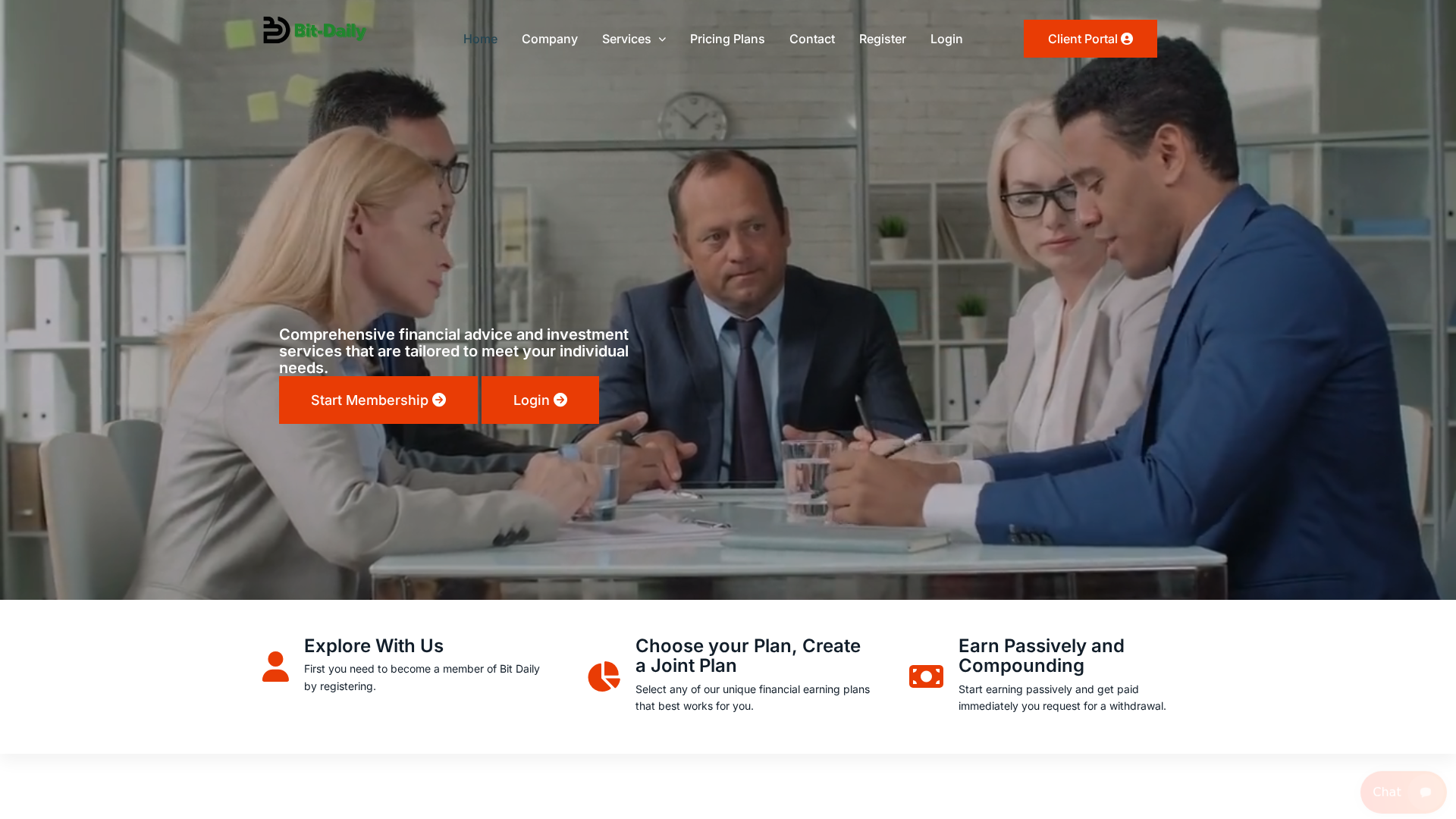 Screenshot of bit-daily.com