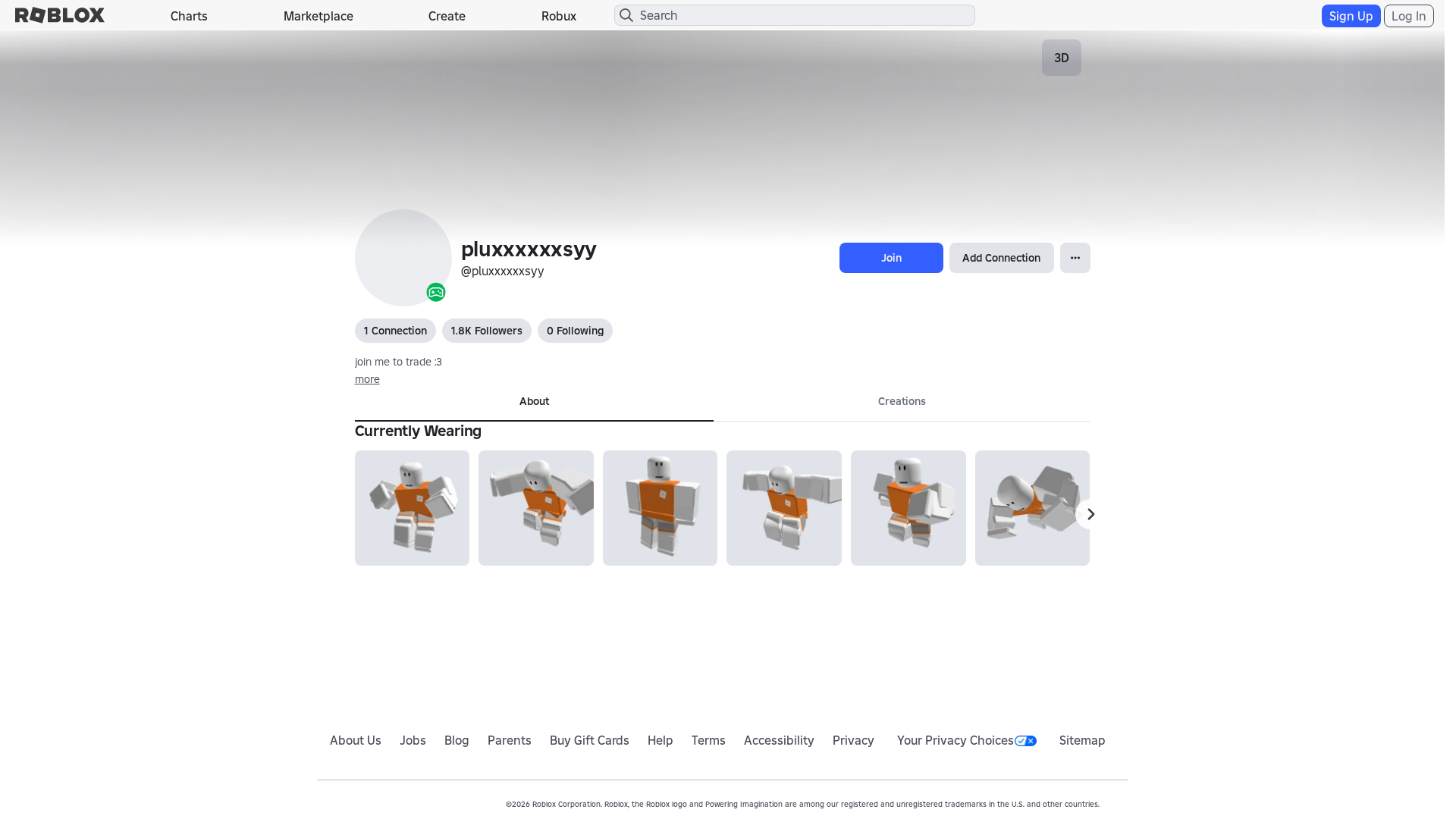 Screenshot of www.roblox.com.mu