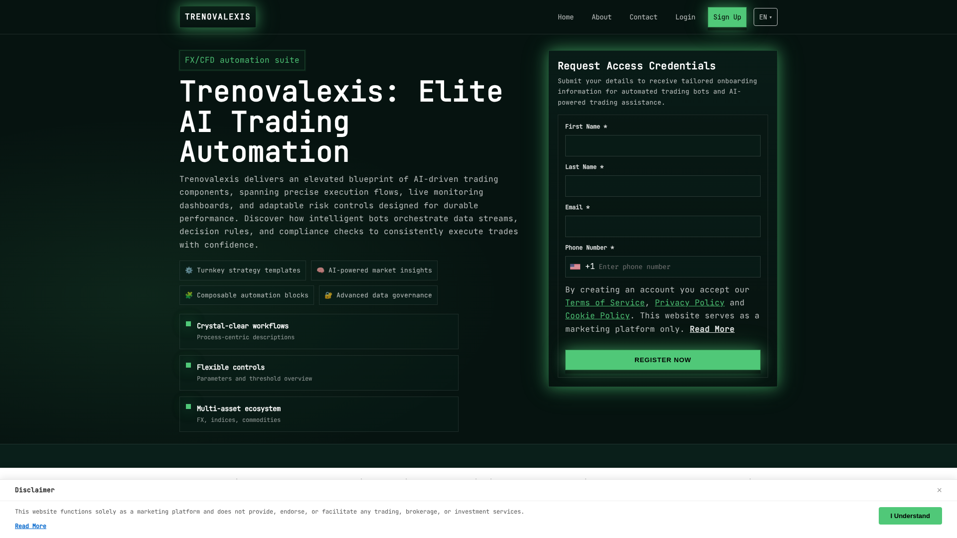 Screenshot of trenovalexis.digital