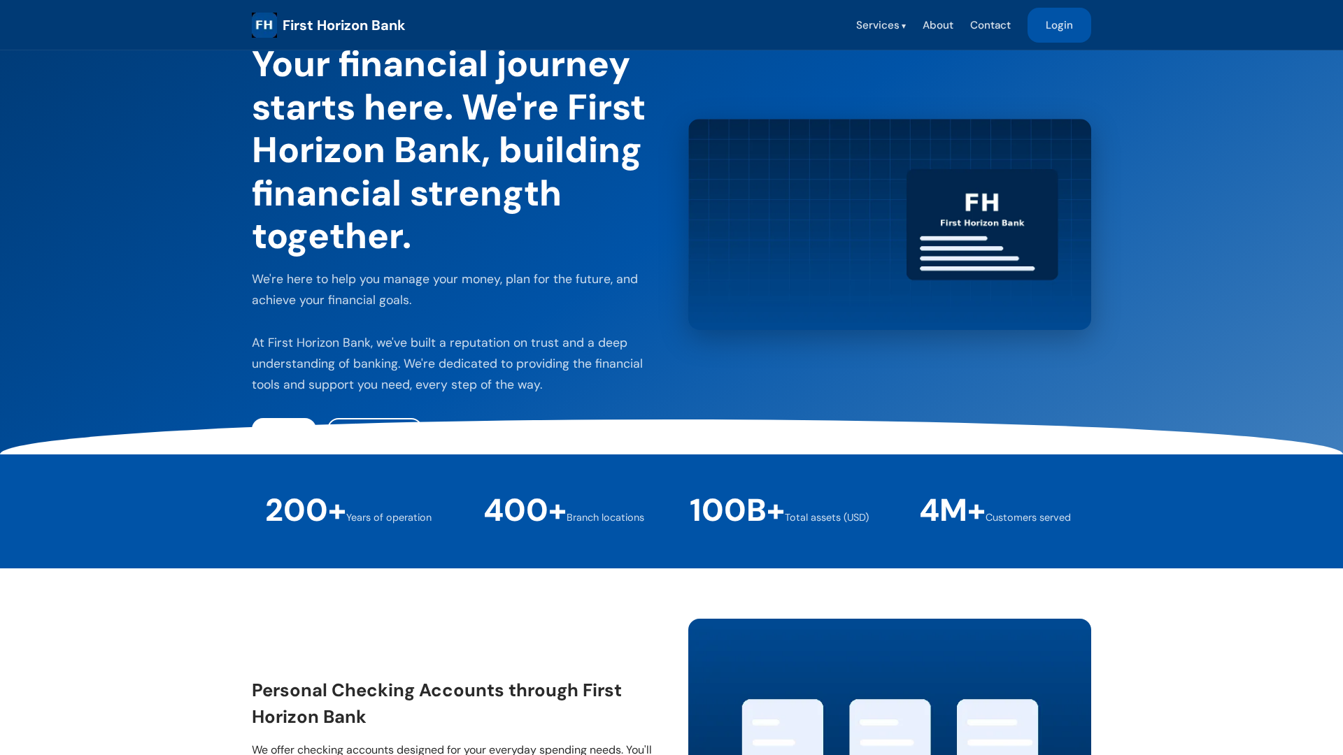 Screenshot of firsthorizon.at