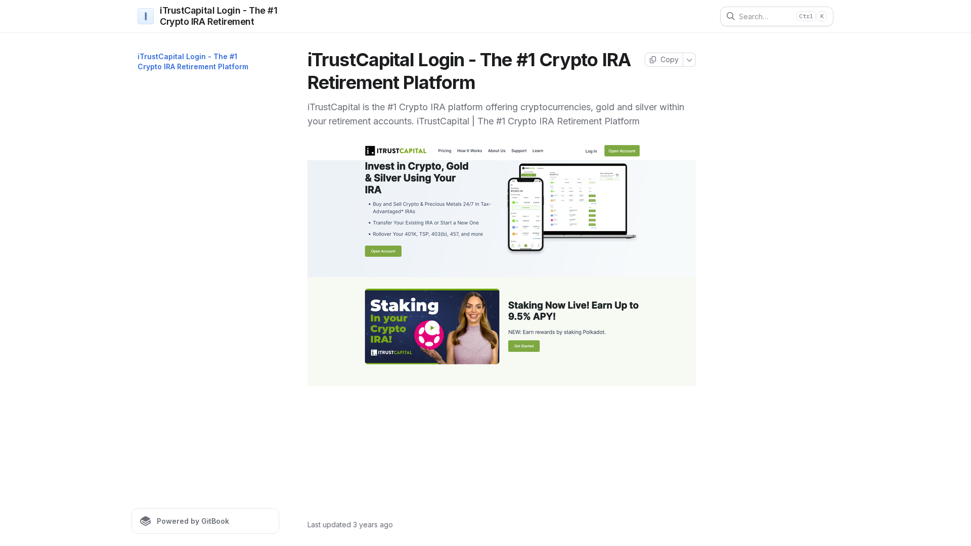 Screenshot of itrustcapital-lo0gin.gitbook.io