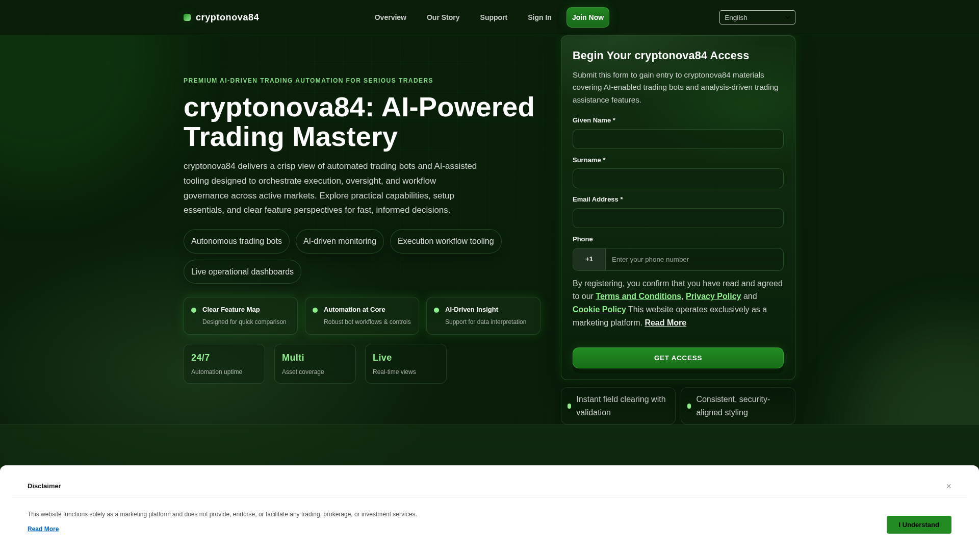 Screenshot of cryptonova-84.com