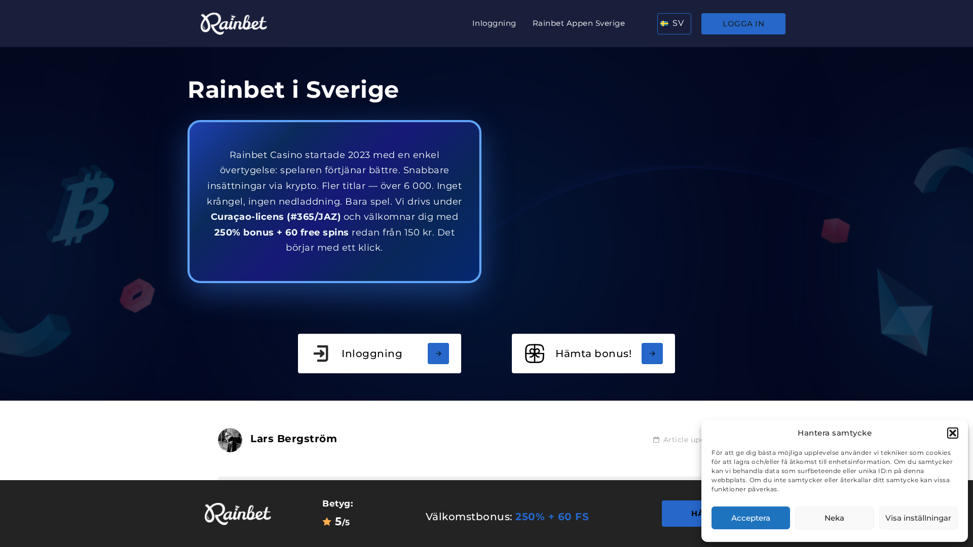 Screenshot of rainbetwin.com