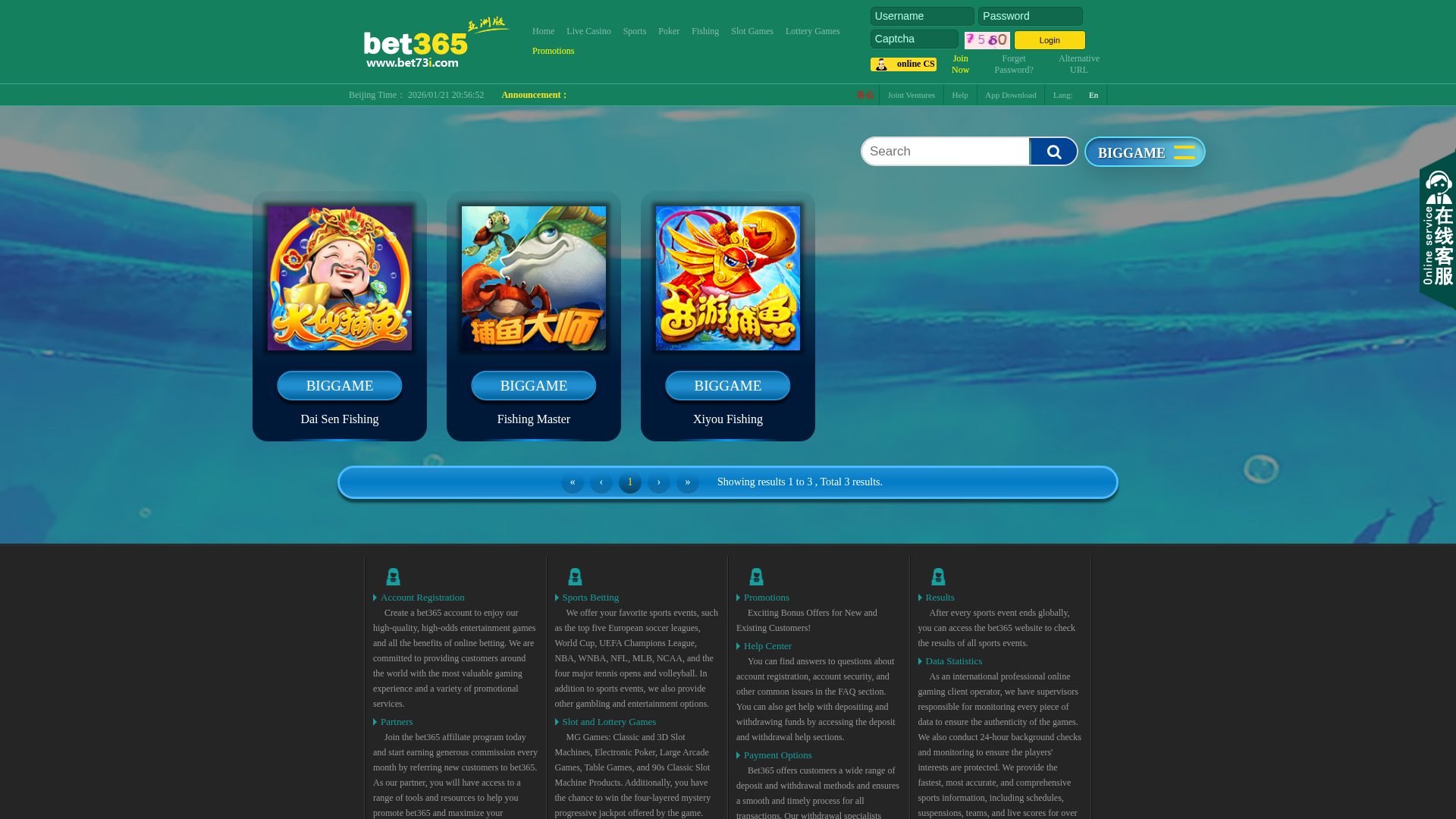 Screenshot of bet63b6.com