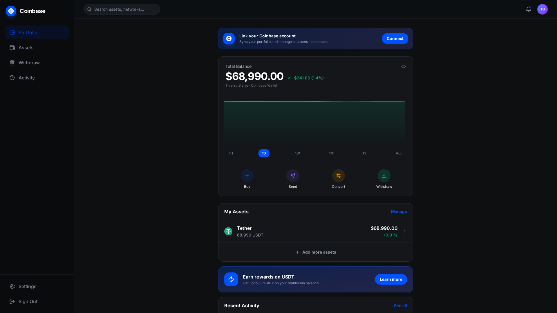 Screenshot of coinbasewithdrwal.com