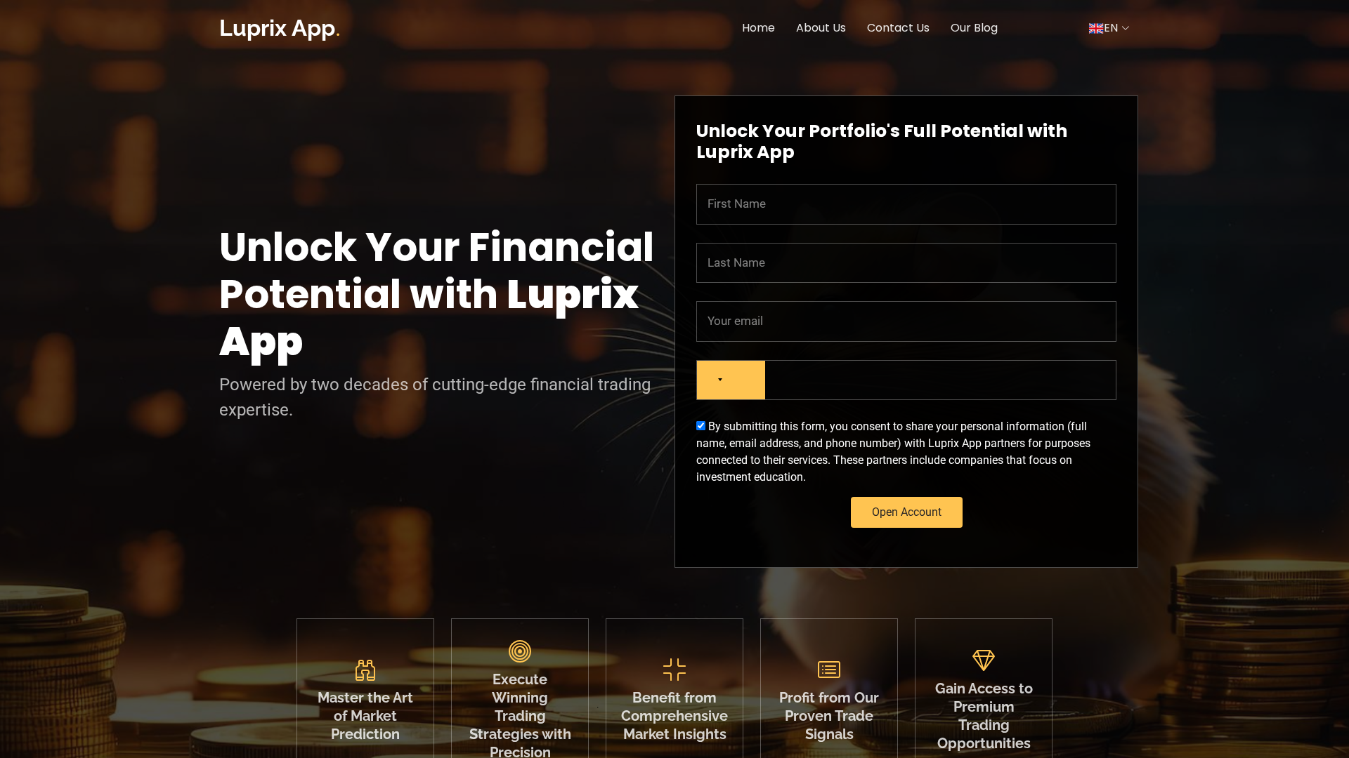 Screenshot of luprixapp-system.com