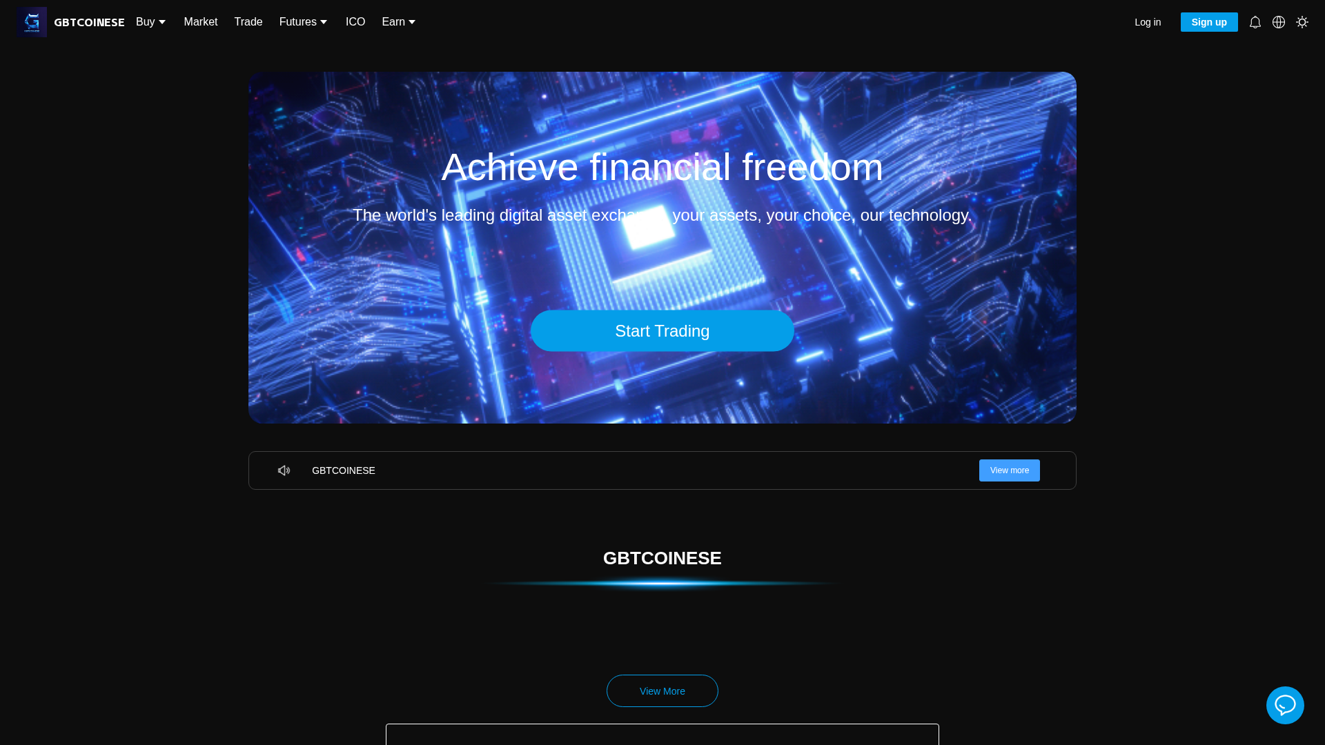 Screenshot of gbtcoinese.com