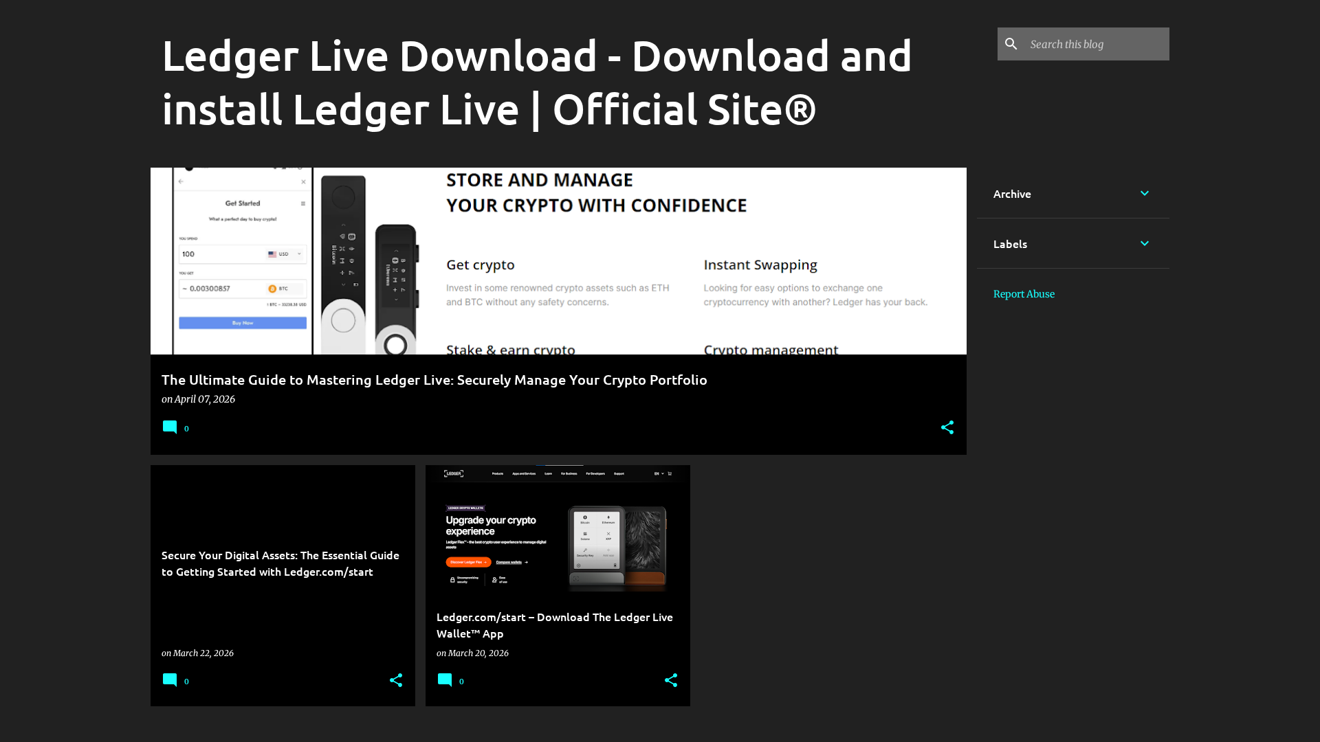 Screenshot of cryptowalleet.blogspot.com