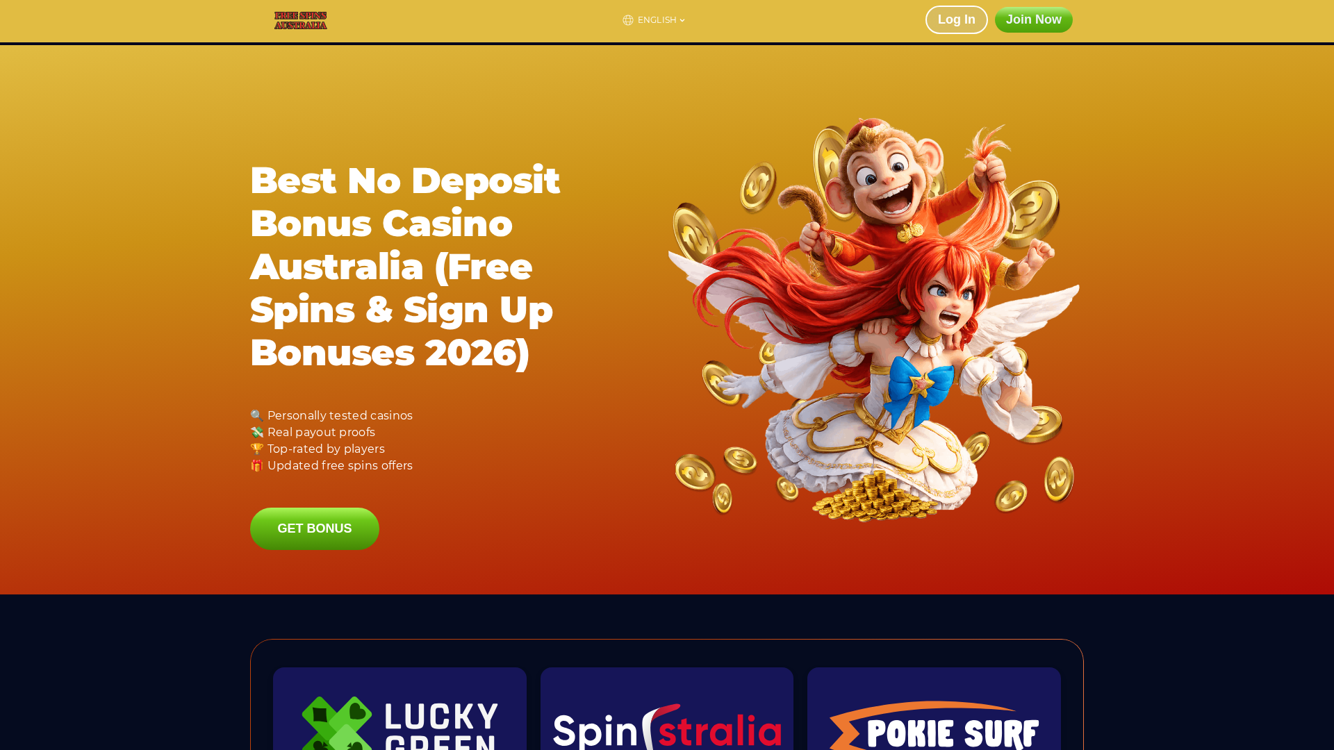 Screenshot of no-deposit-australianbonus.com