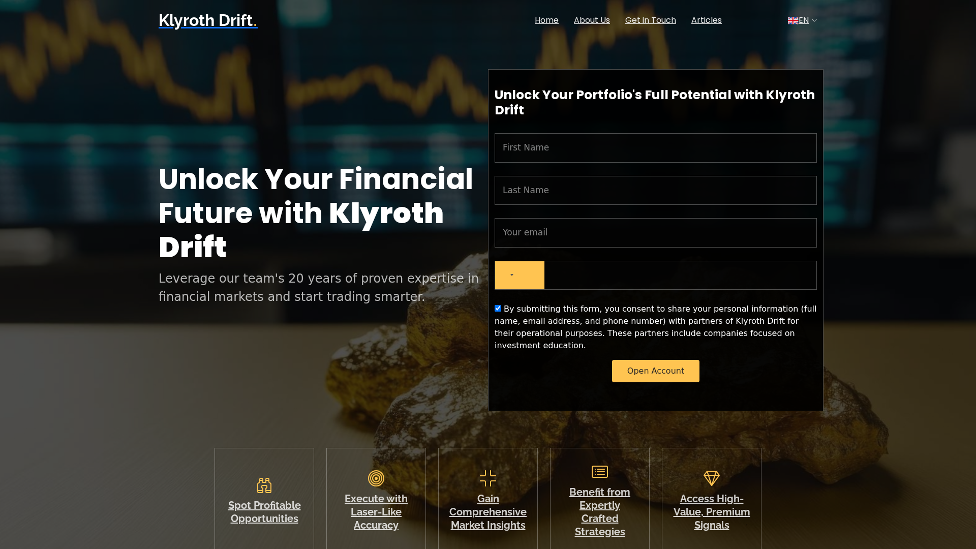 Screenshot of theklyroth-drift.net