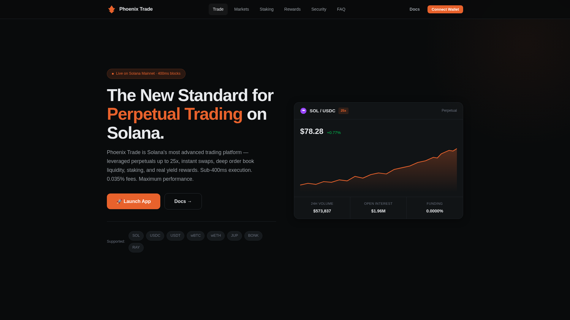 Screenshot of phoenix-trade.org