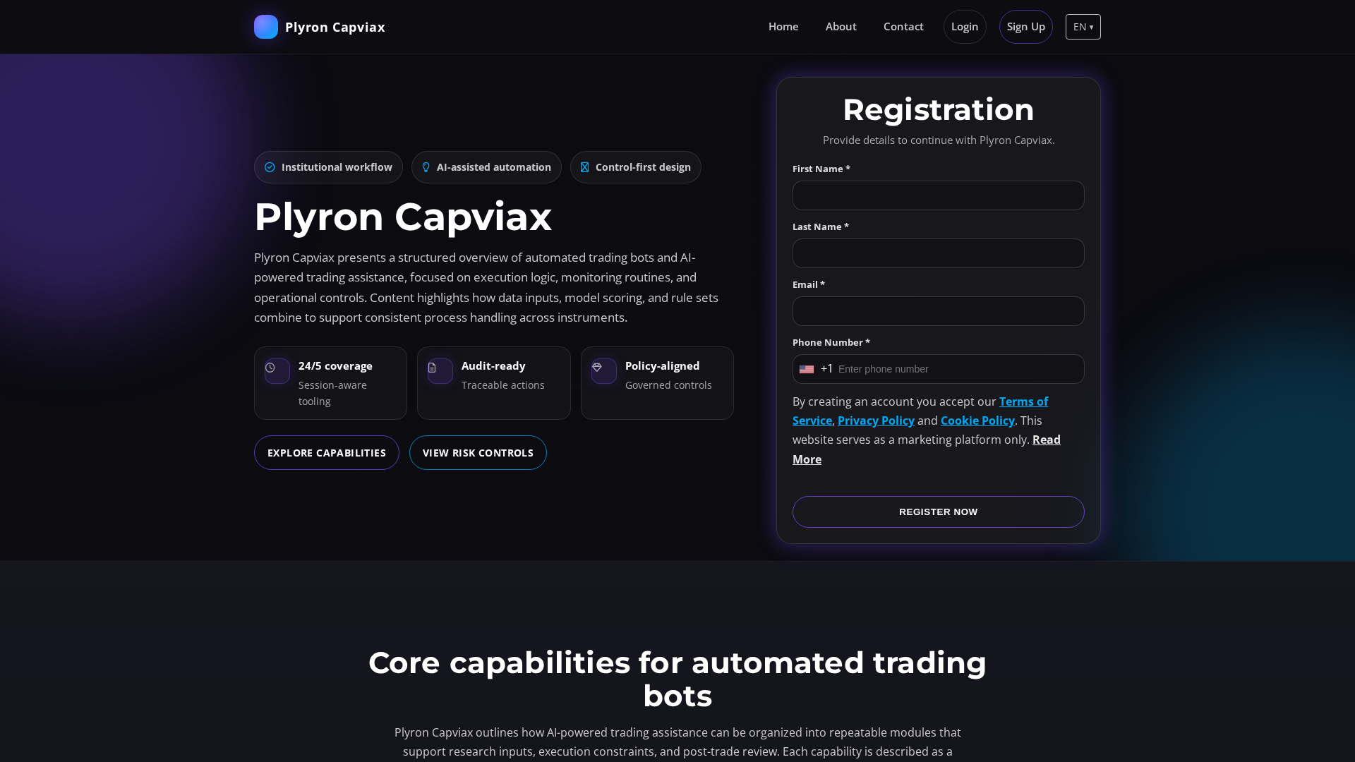Screenshot of plyroncapviax-software.com