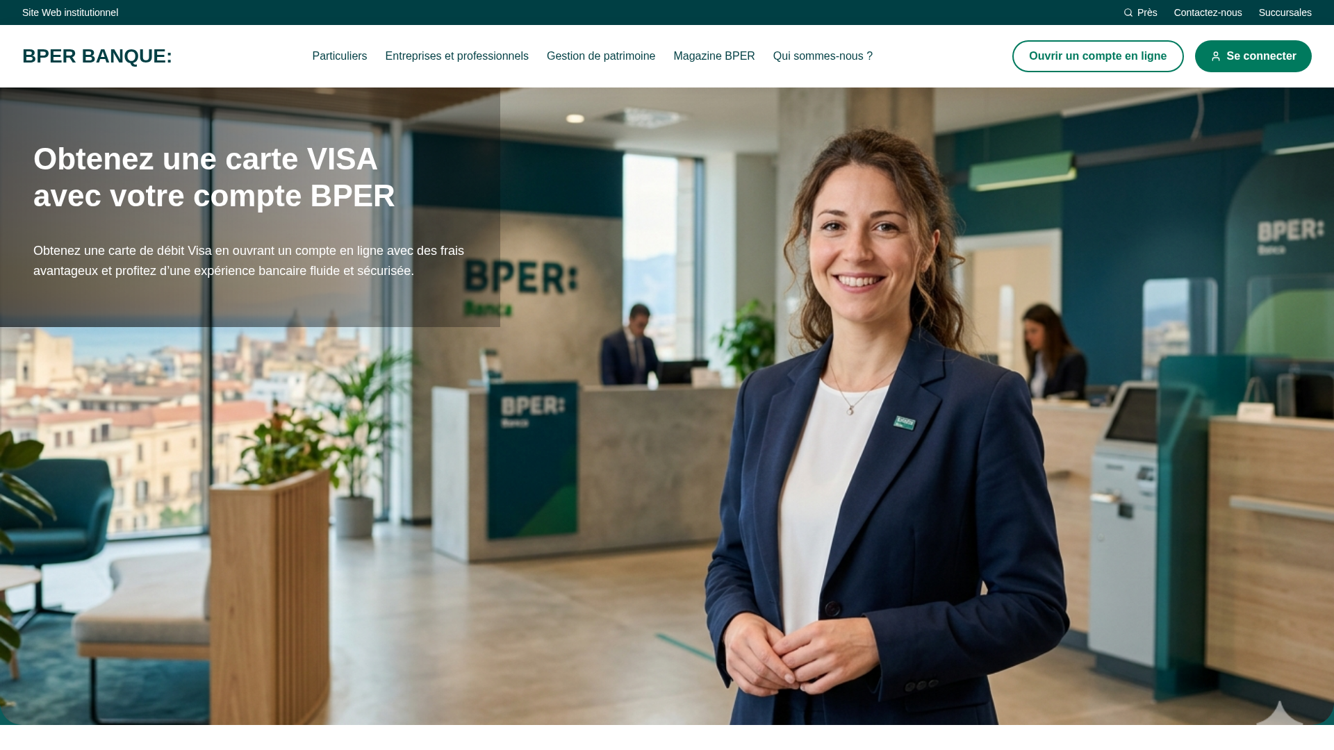 Screenshot of bper-gestion.com