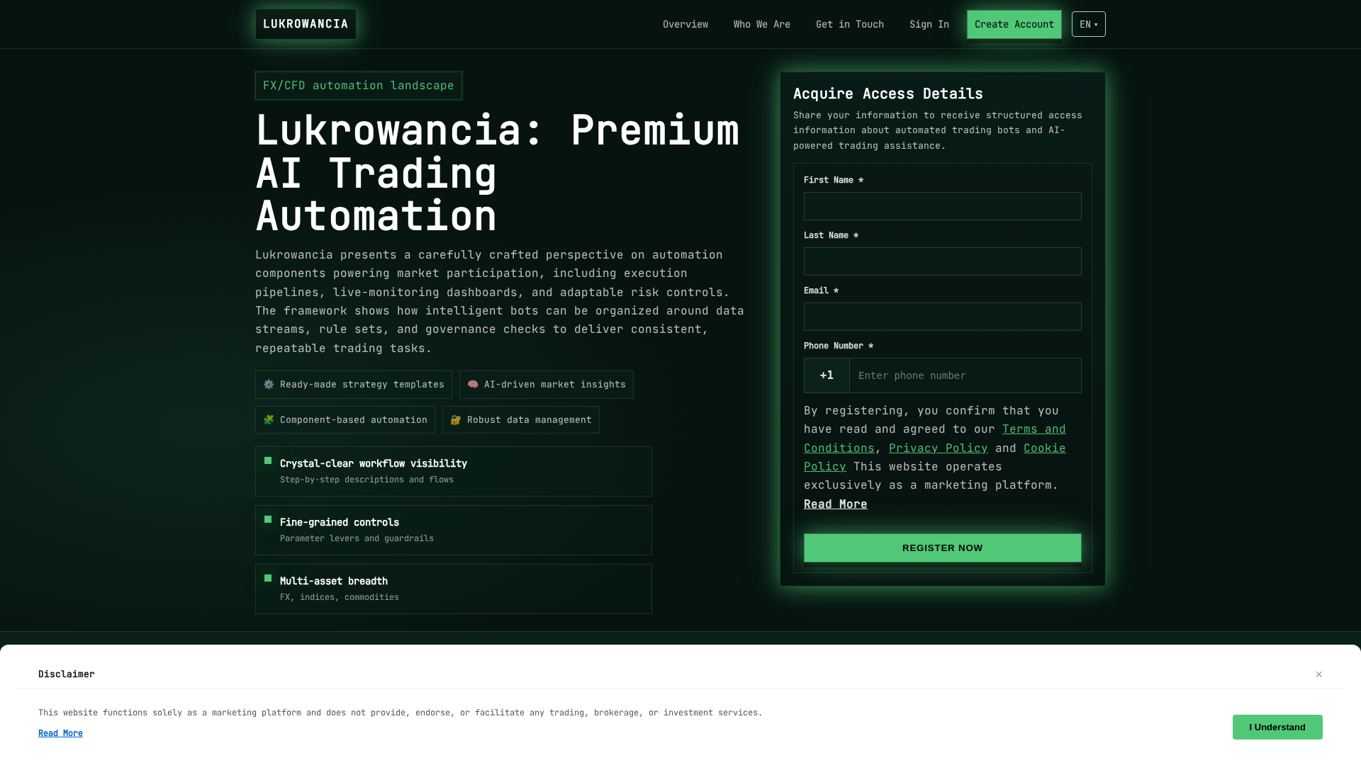 Screenshot of lukrowanciapro.digital