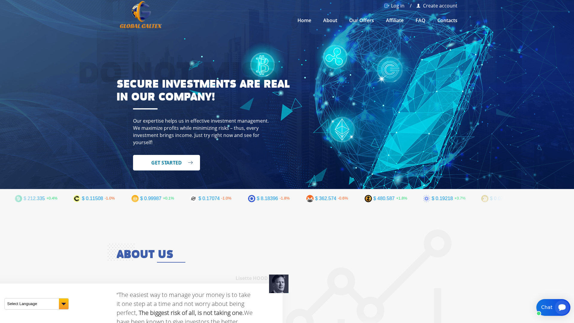 Screenshot of globalcaltex.com