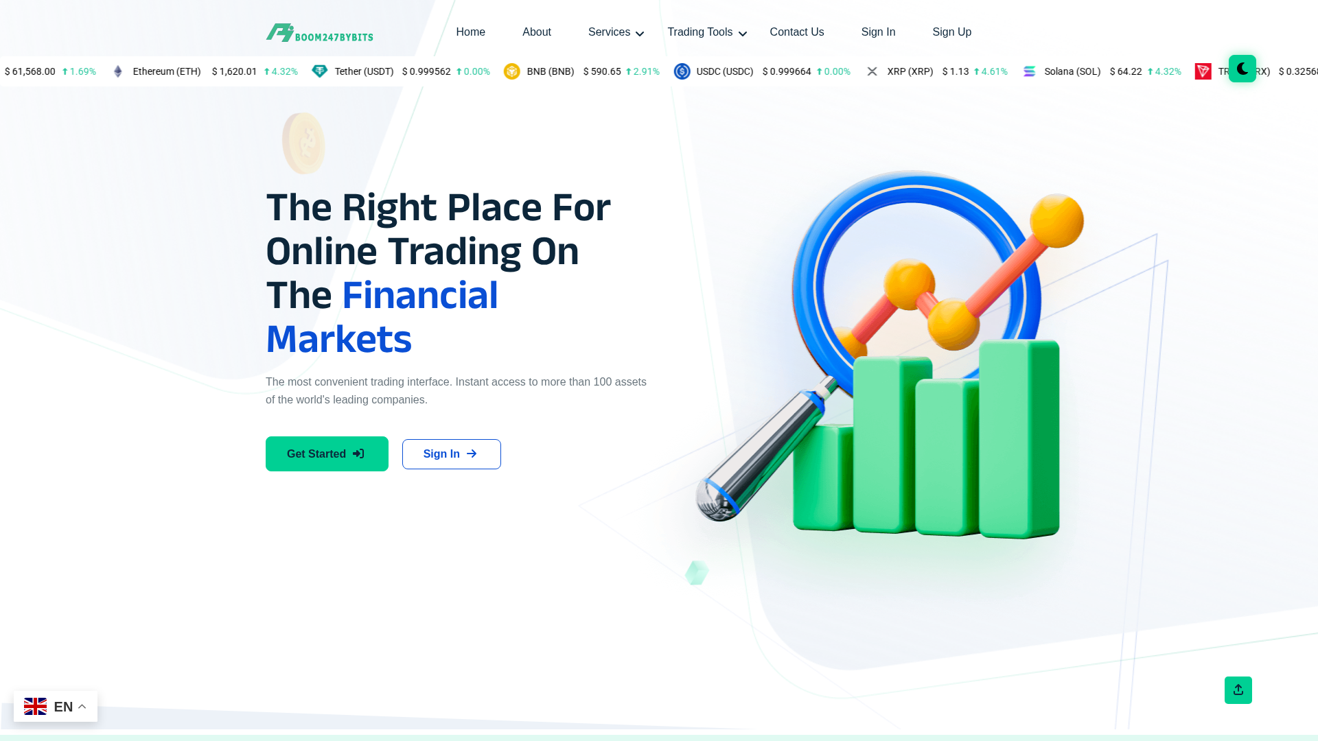 Screenshot of www.boom247bybits.com
