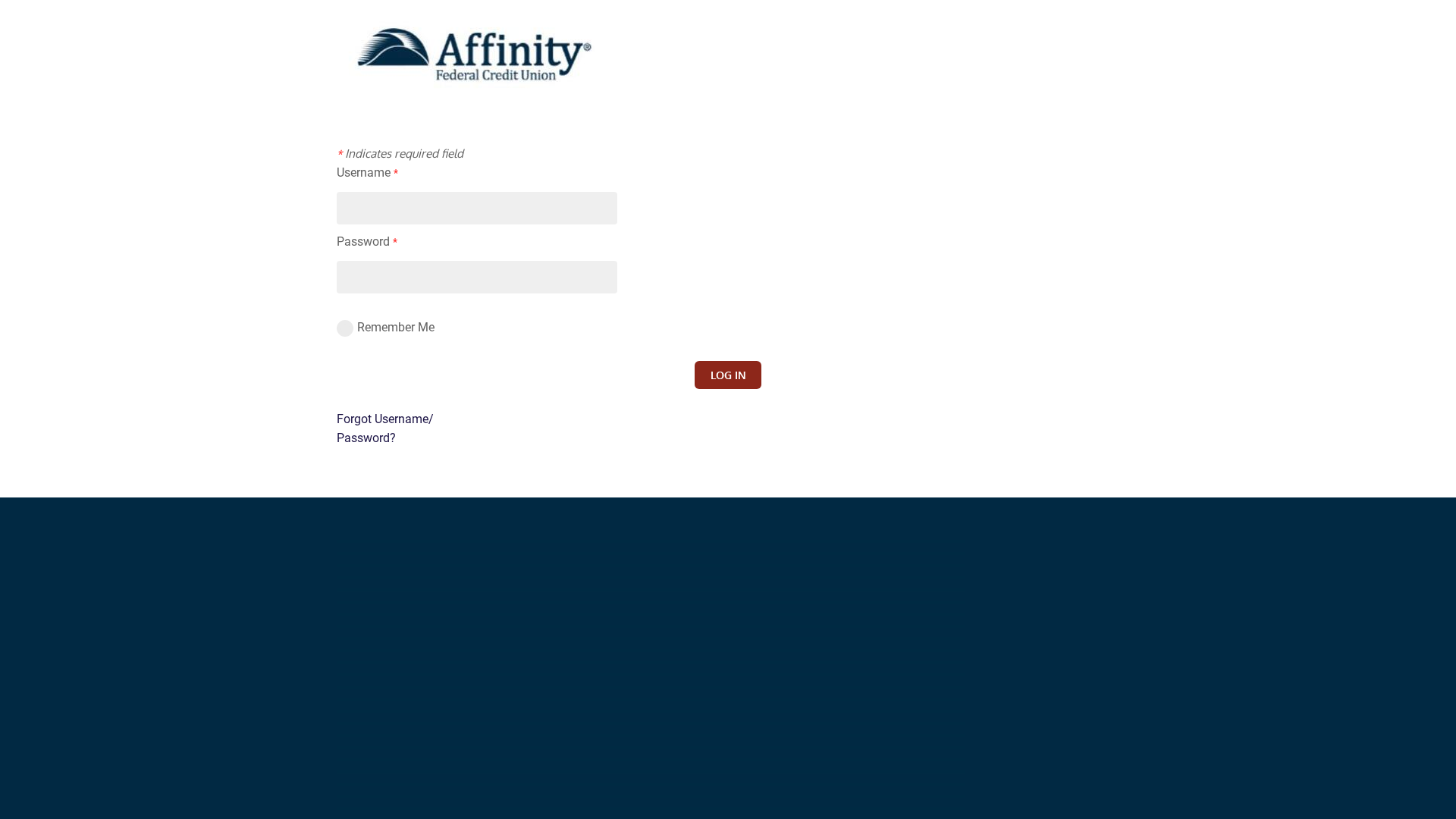 Screenshot of affinityfcu.weebly.com