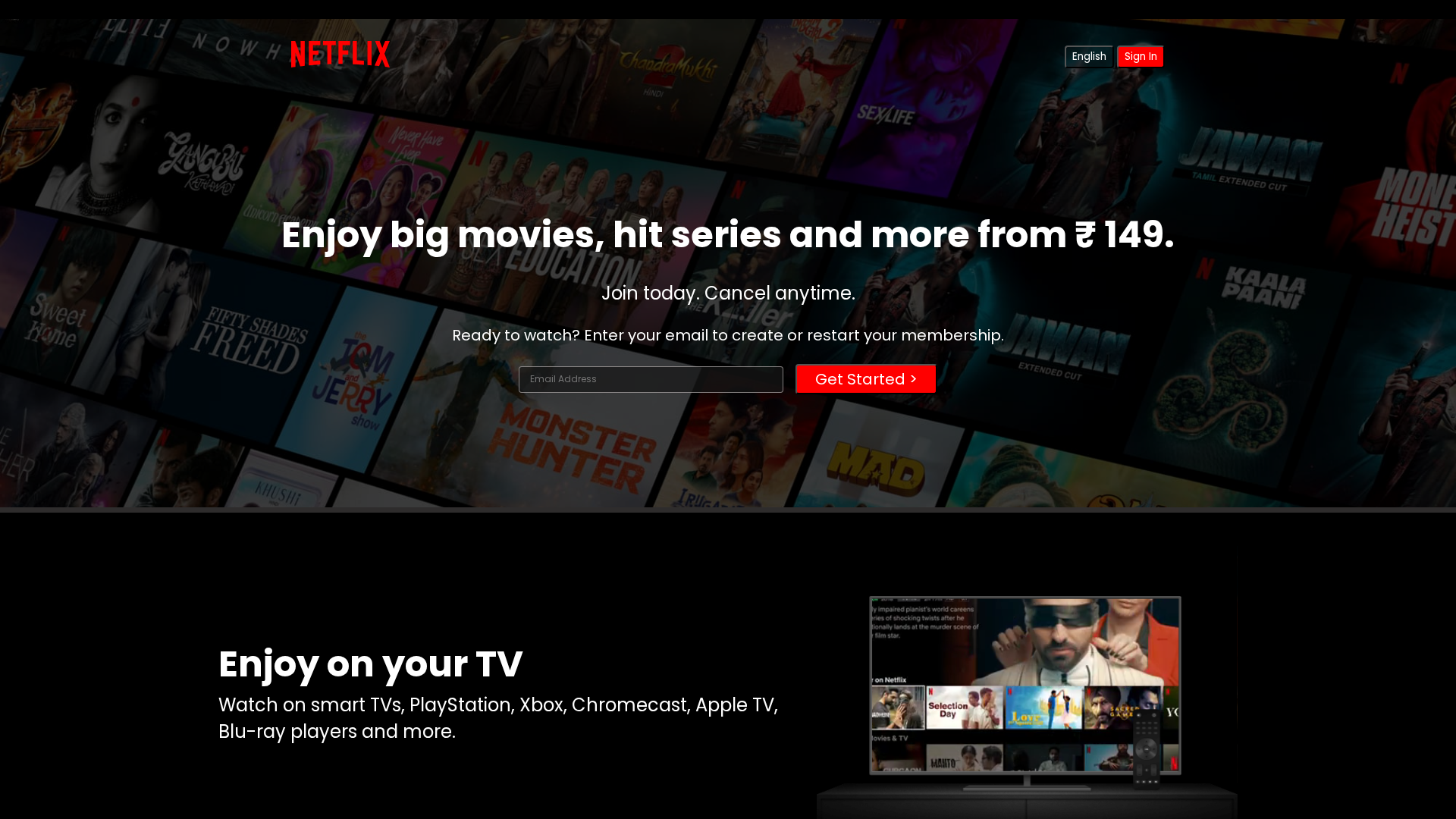 Screenshot of netflix-clone-opal-iota.vercel.app