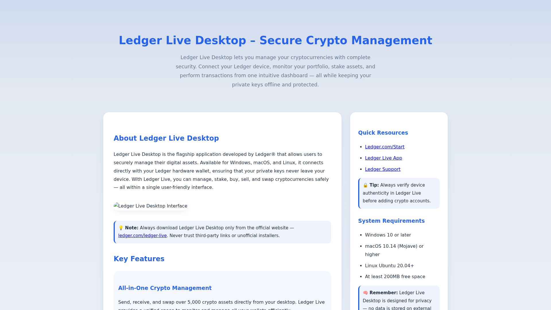 Screenshot of desktop-live-ledgar.pages.dev