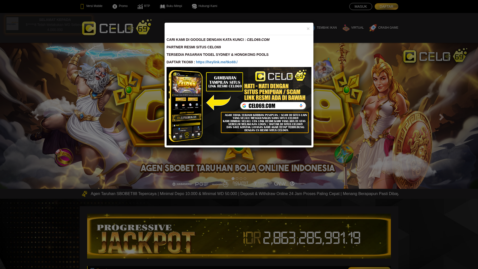 Screenshot of celo69fix.sbs