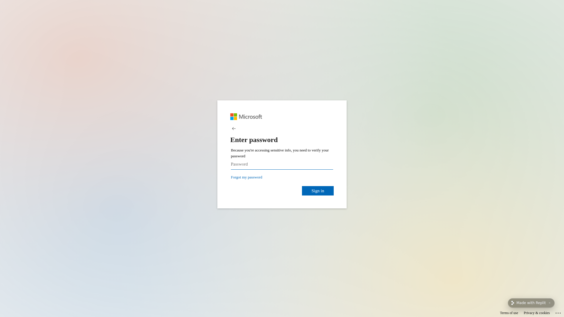 Screenshot of secure-page-editor--melisapritt.replit.app
