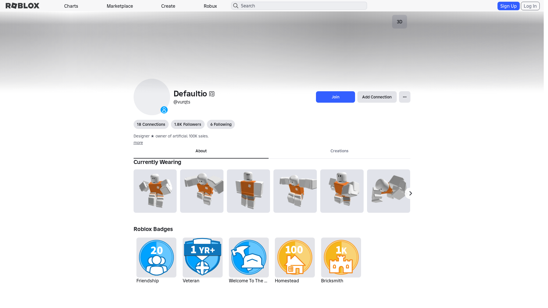Screenshot of www.roblox.et