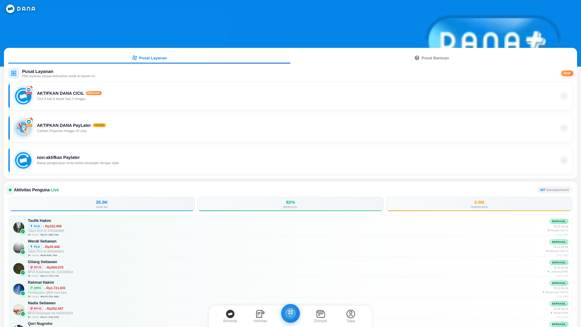 Screenshot of aktivasi-paylater.cloudds.my.id