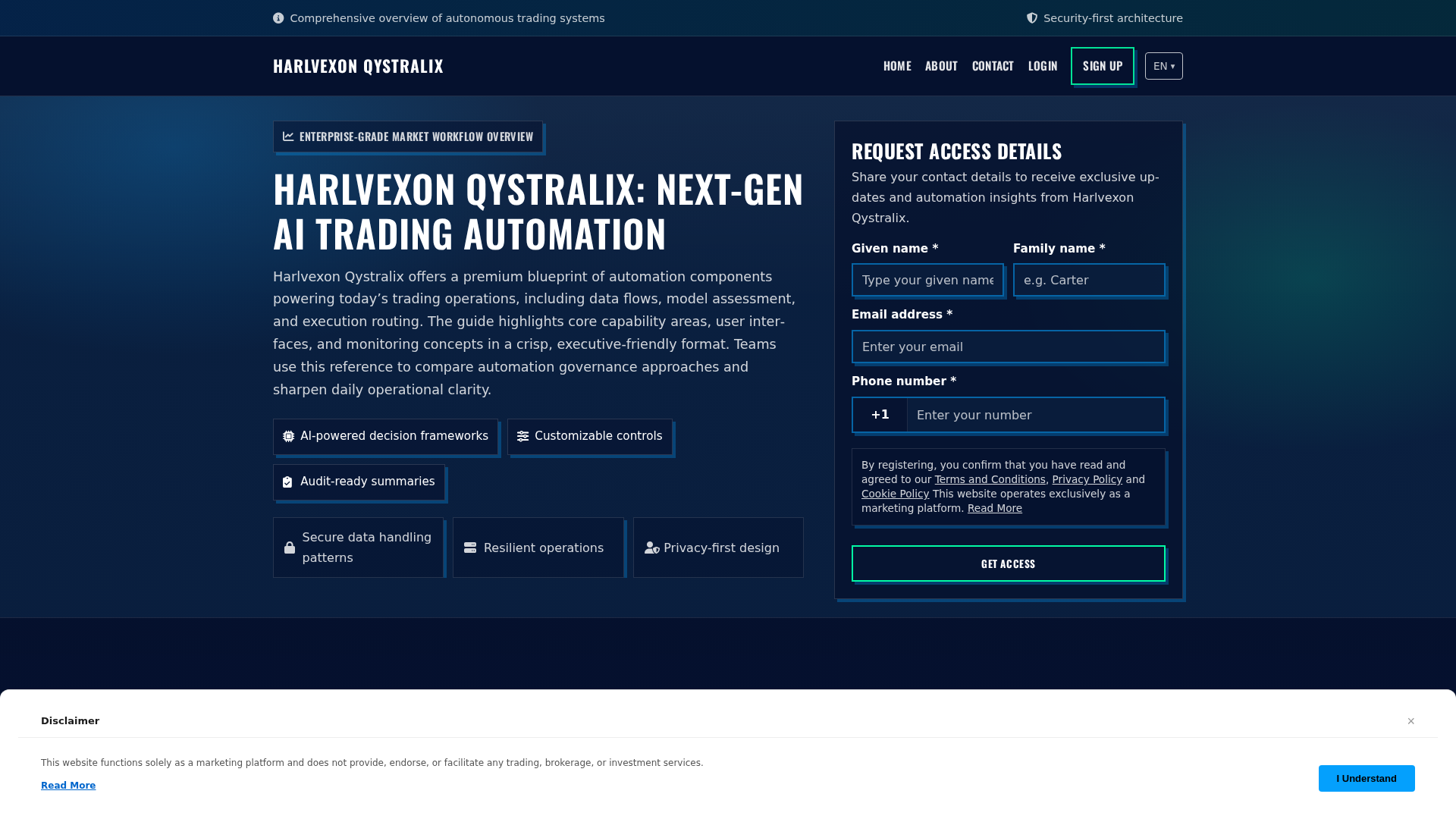 Screenshot of harlvexonqystralix.digital