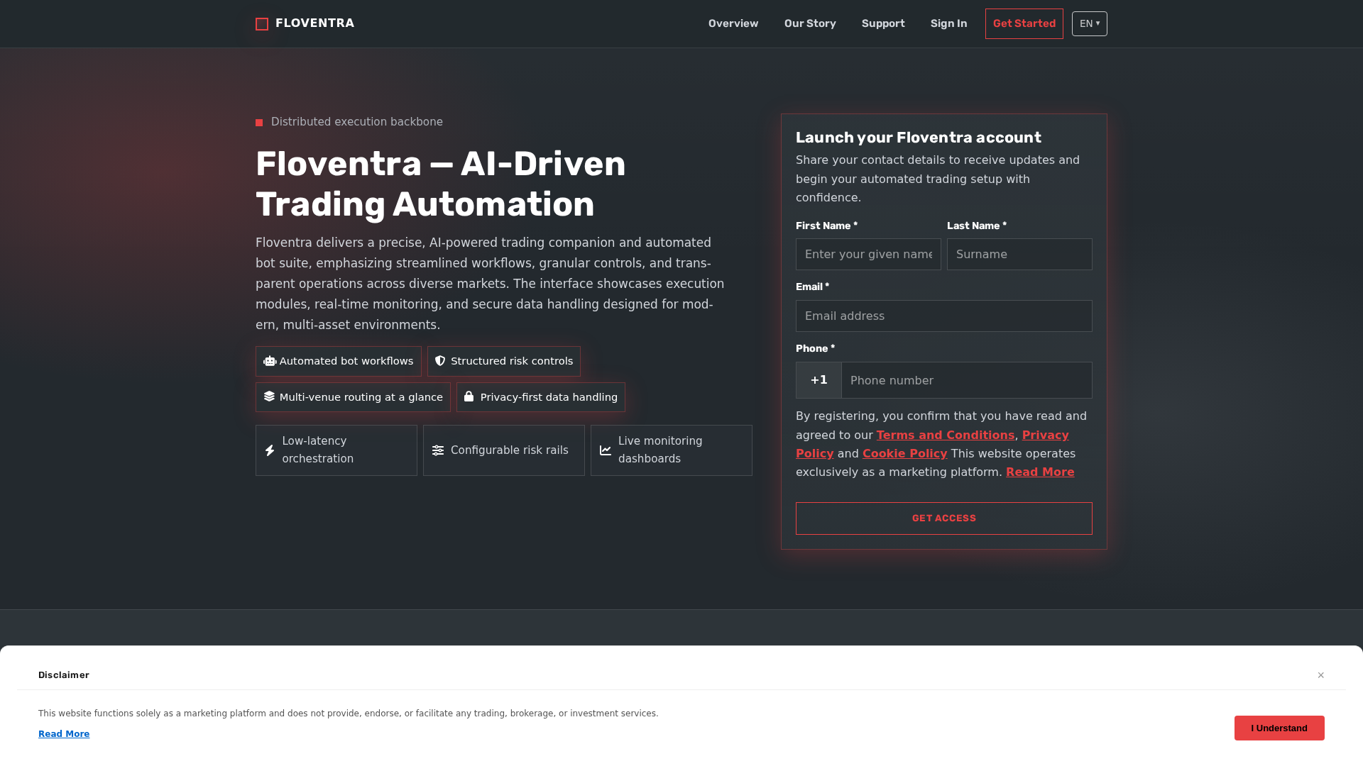 Screenshot of floventra.click