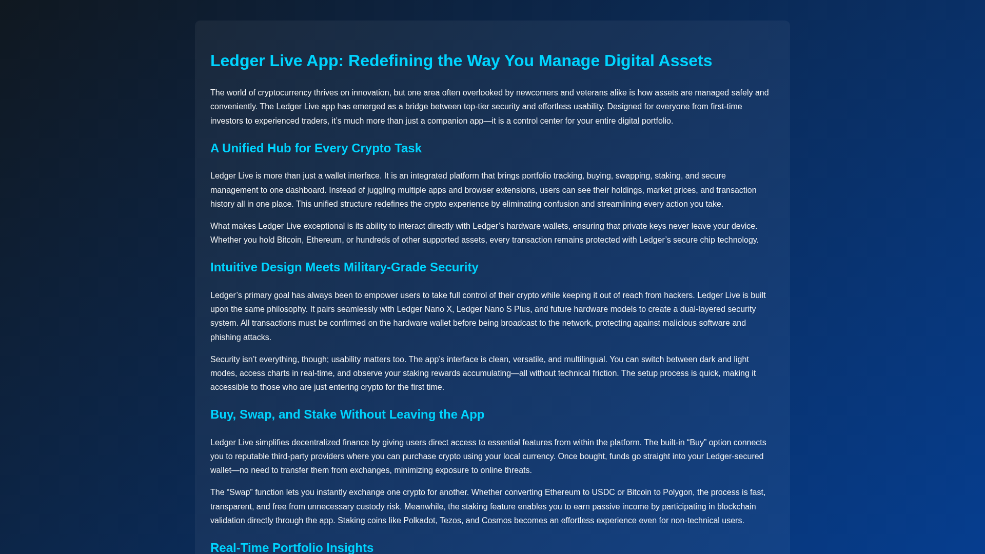 Screenshot of doc-live-ledger-app.pages.dev