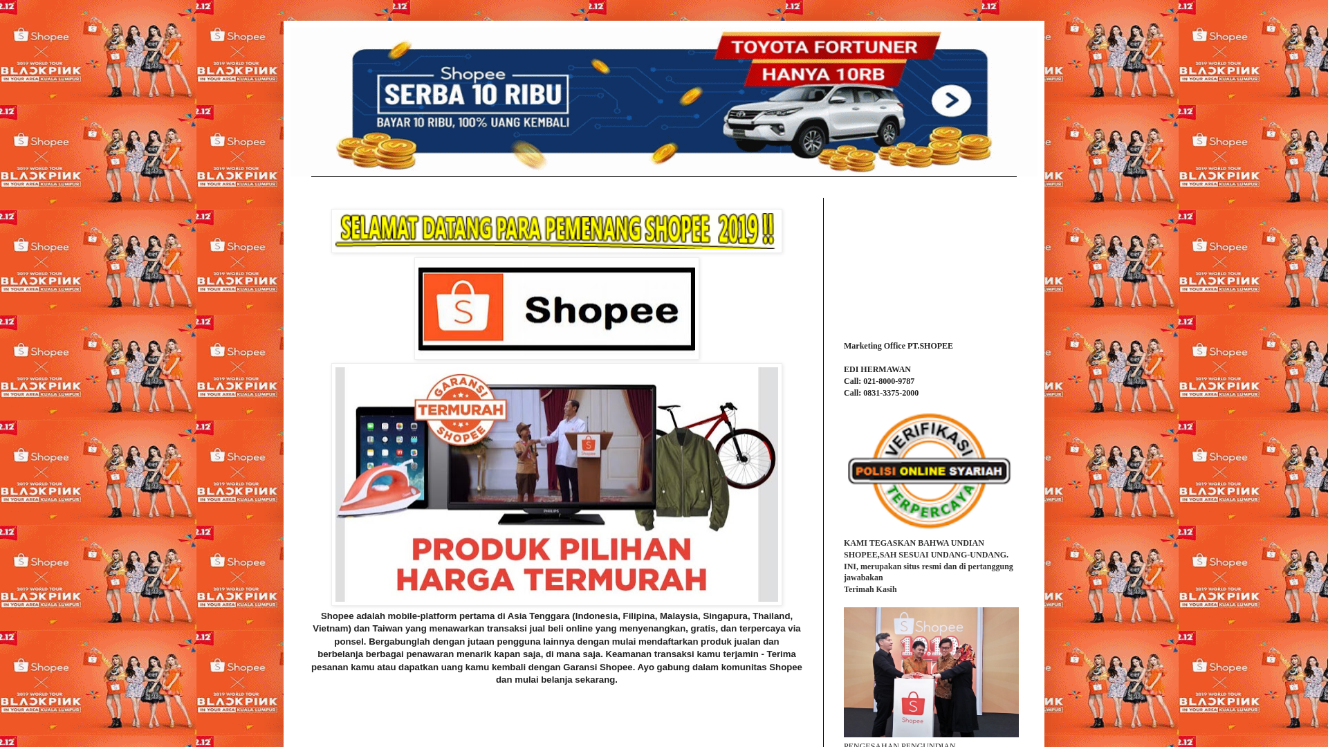 Screenshot of shopee-002.blogspot.com
