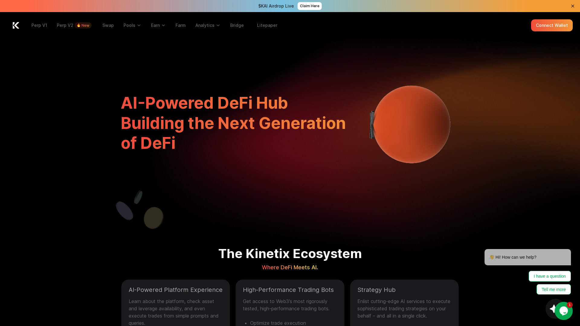 Screenshot of kinetixfinance-dashboard.pages.dev