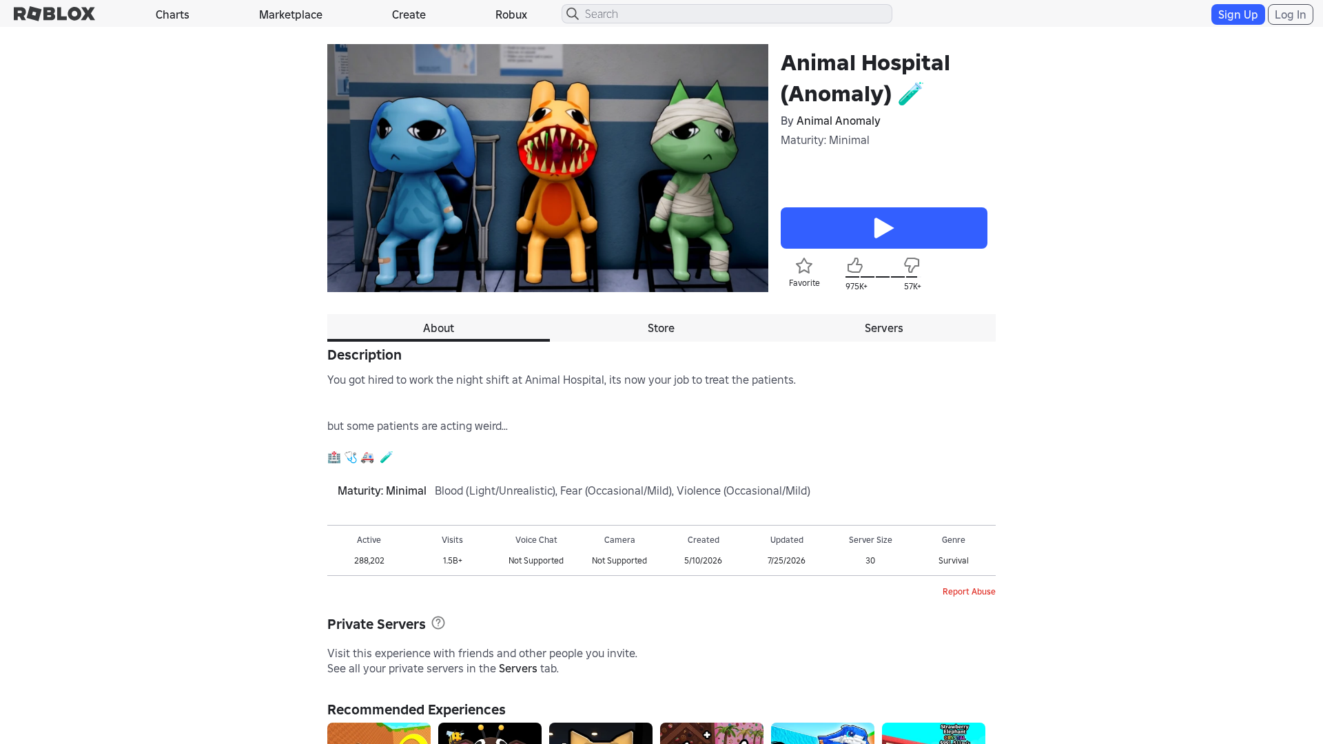Screenshot of www.roblox.com.bi