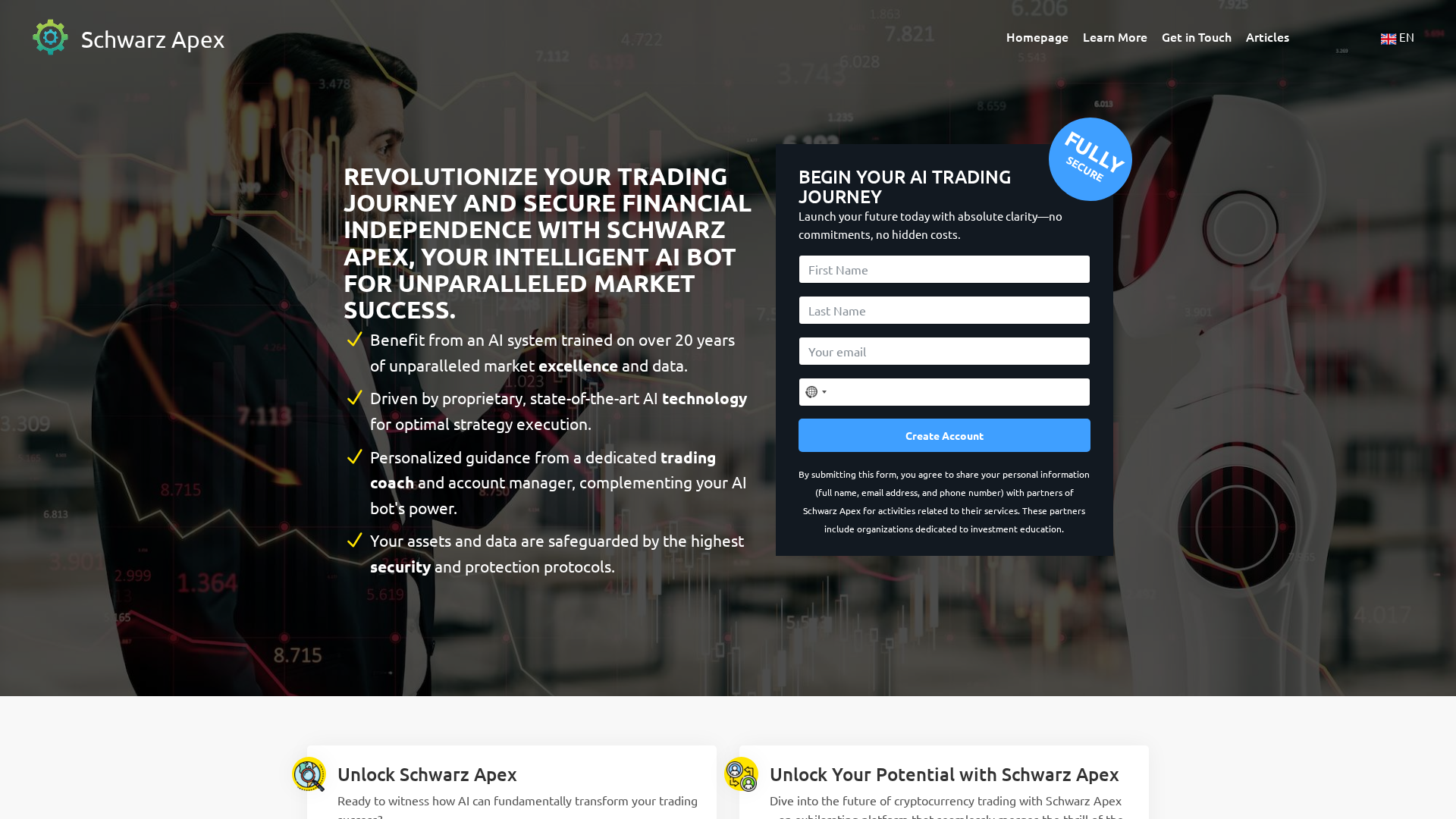 Screenshot of theschwarzapex.com