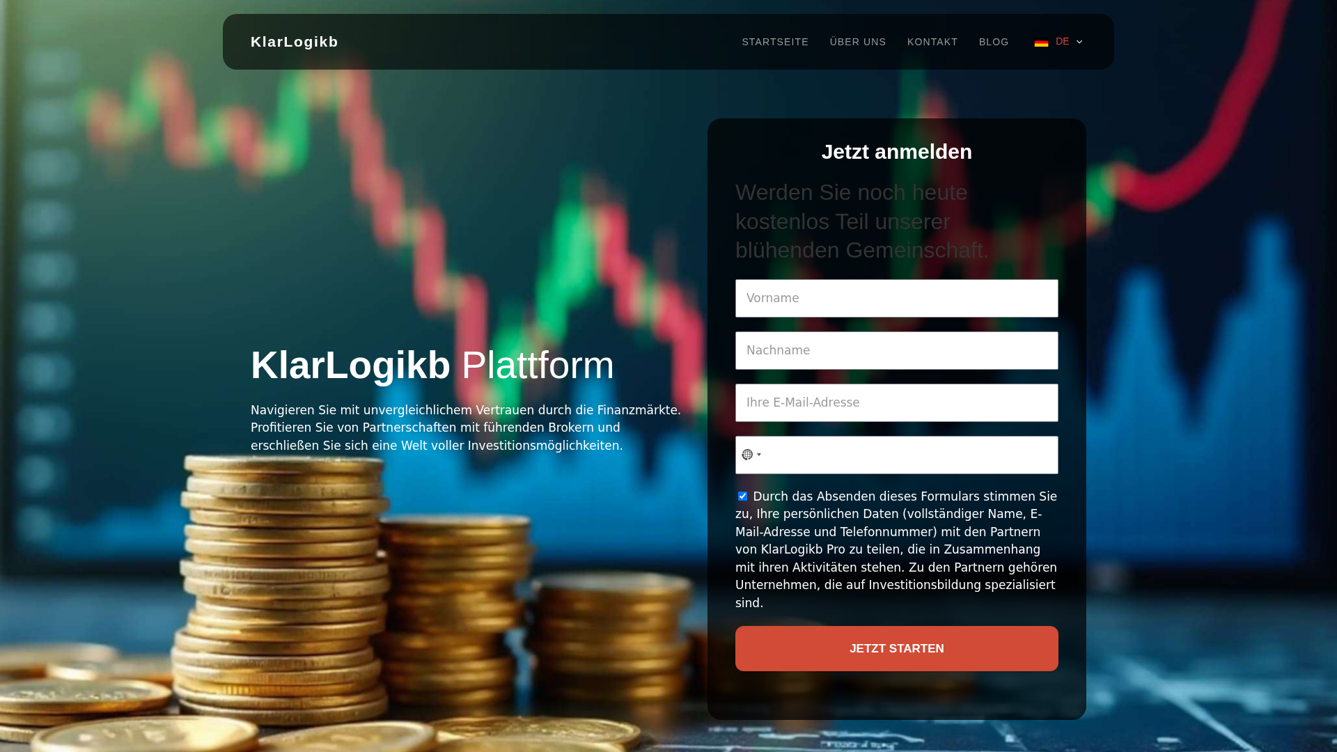 Screenshot of theklarlogikb.net