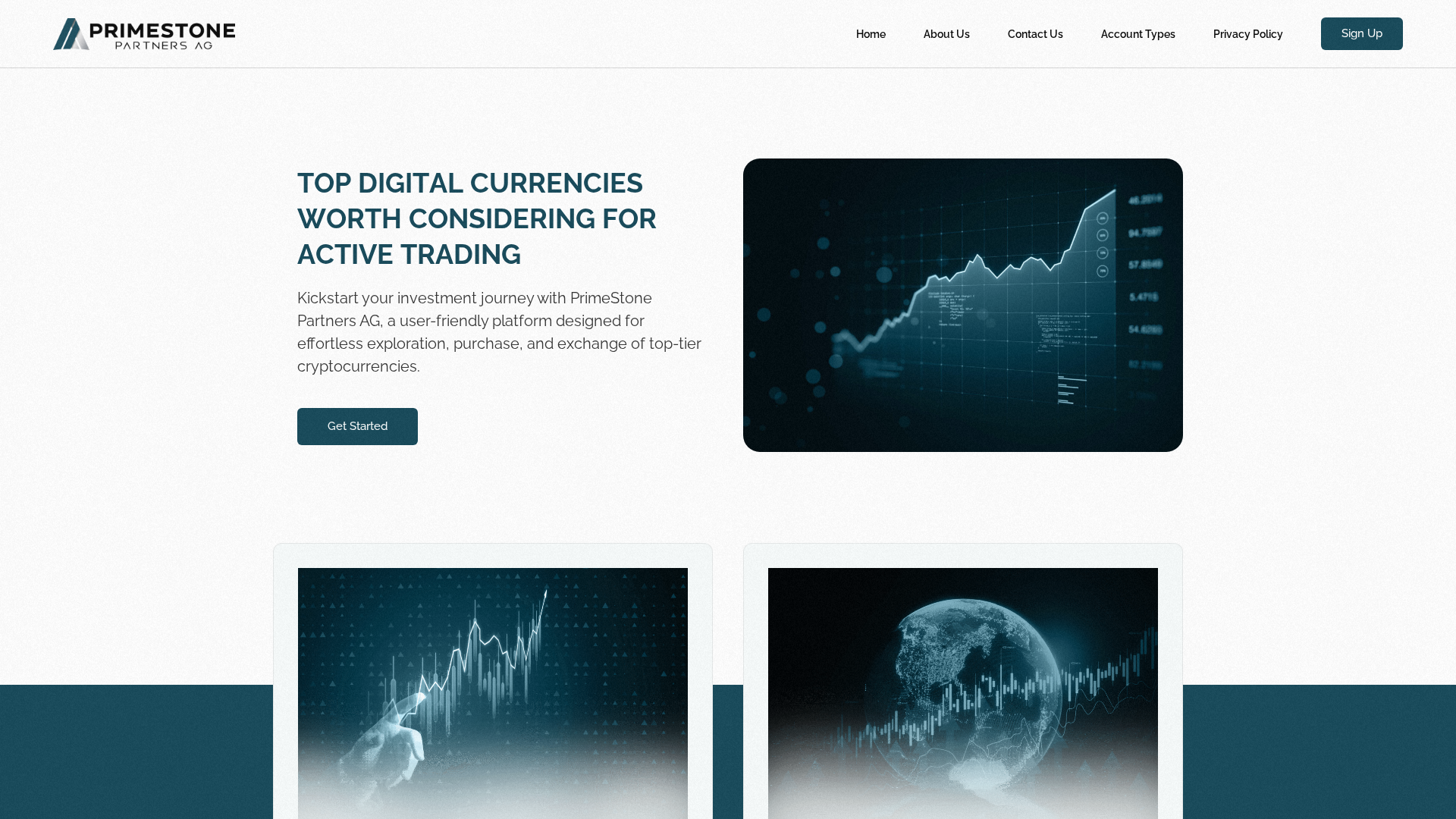 Screenshot of primestonepartnersag.com