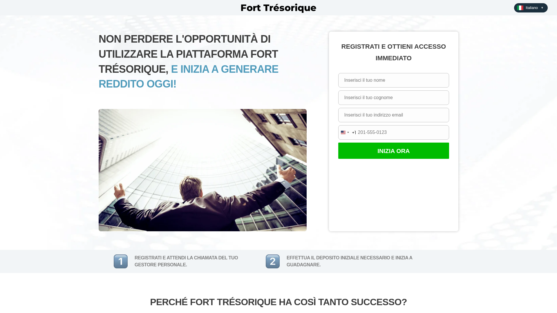 Screenshot of forttresorique-it.com